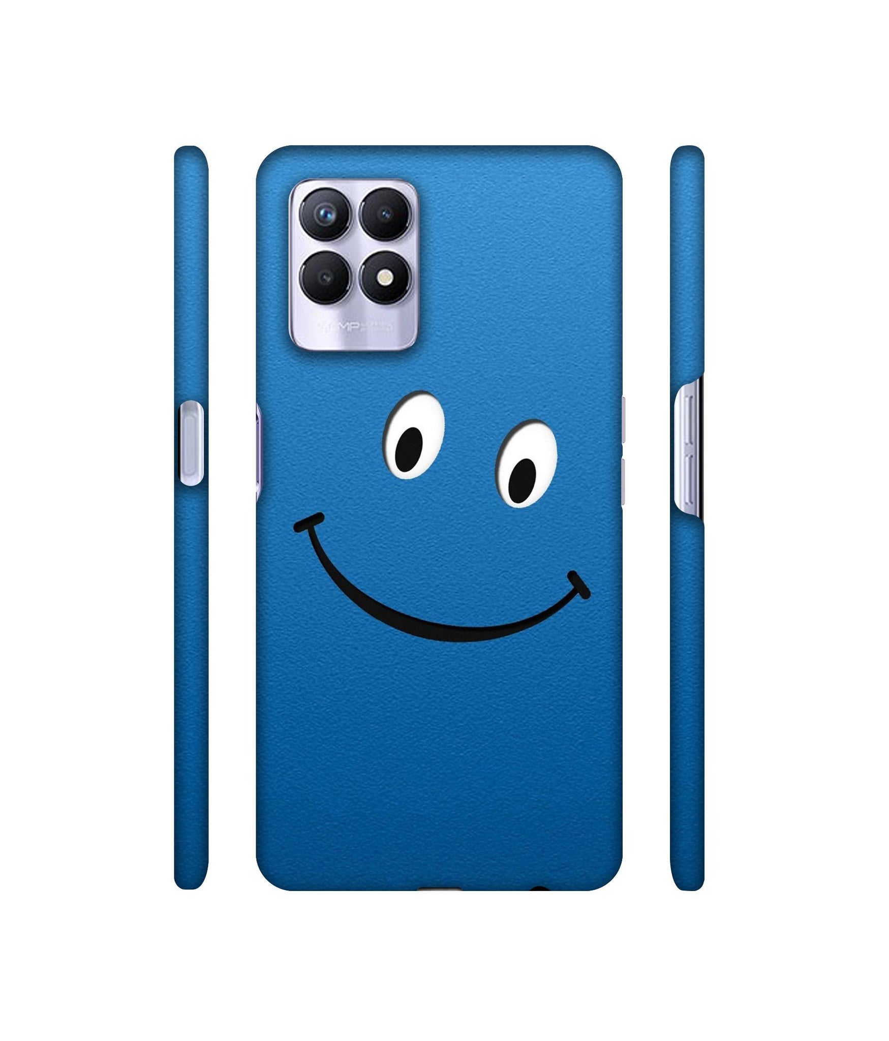 Happy Designer Hard Back Cover for Realme 8i