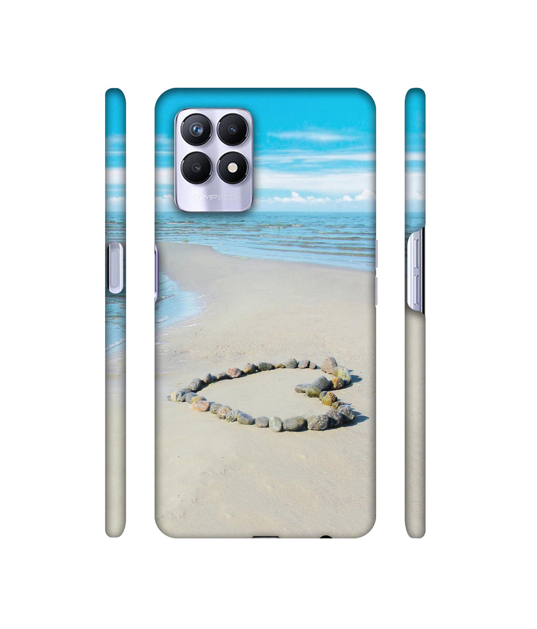 Stone Love Designer Hard Back Cover for Realme 8i