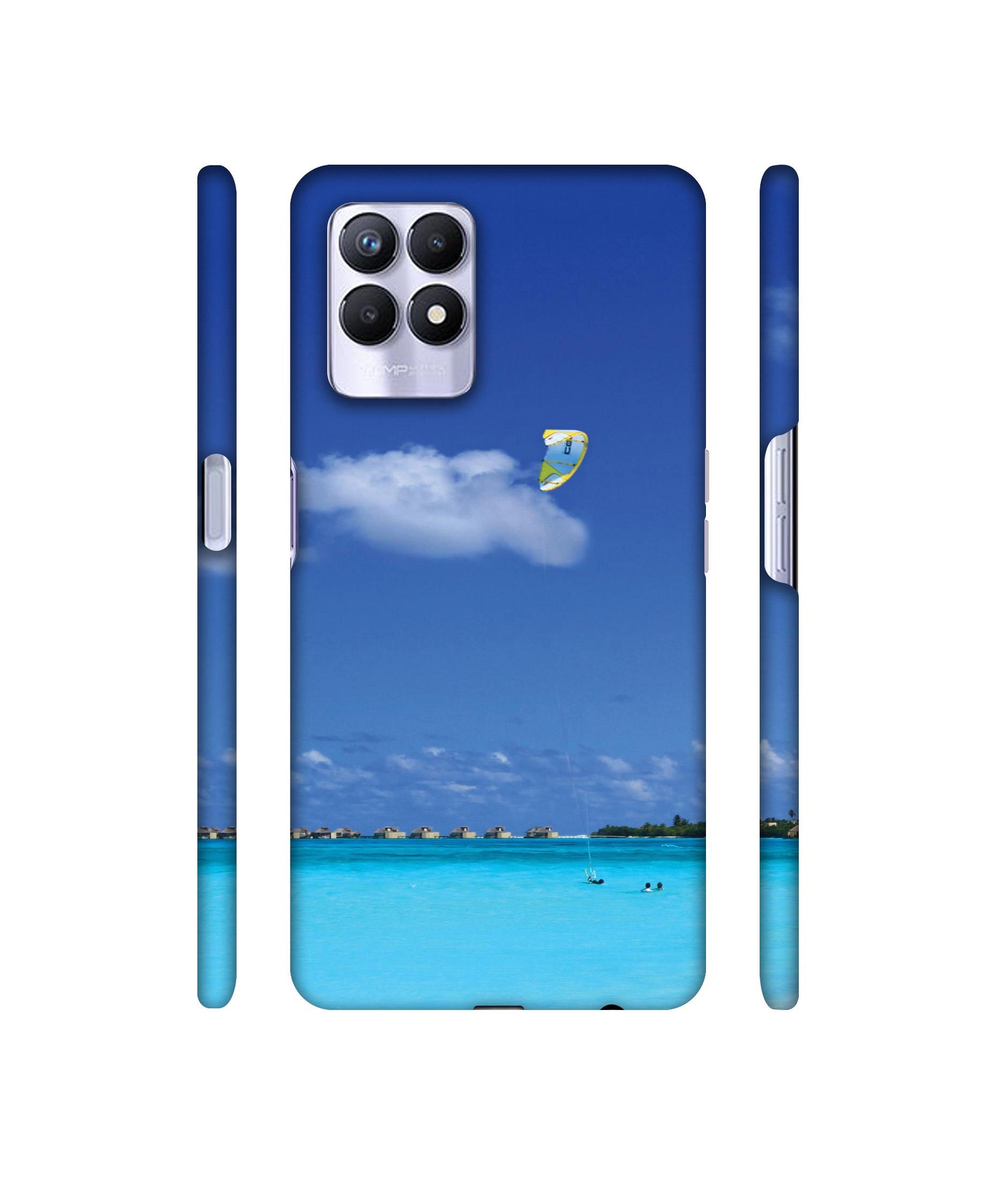 Maldivies Ocean Designer Hard Back Cover for Realme 8i