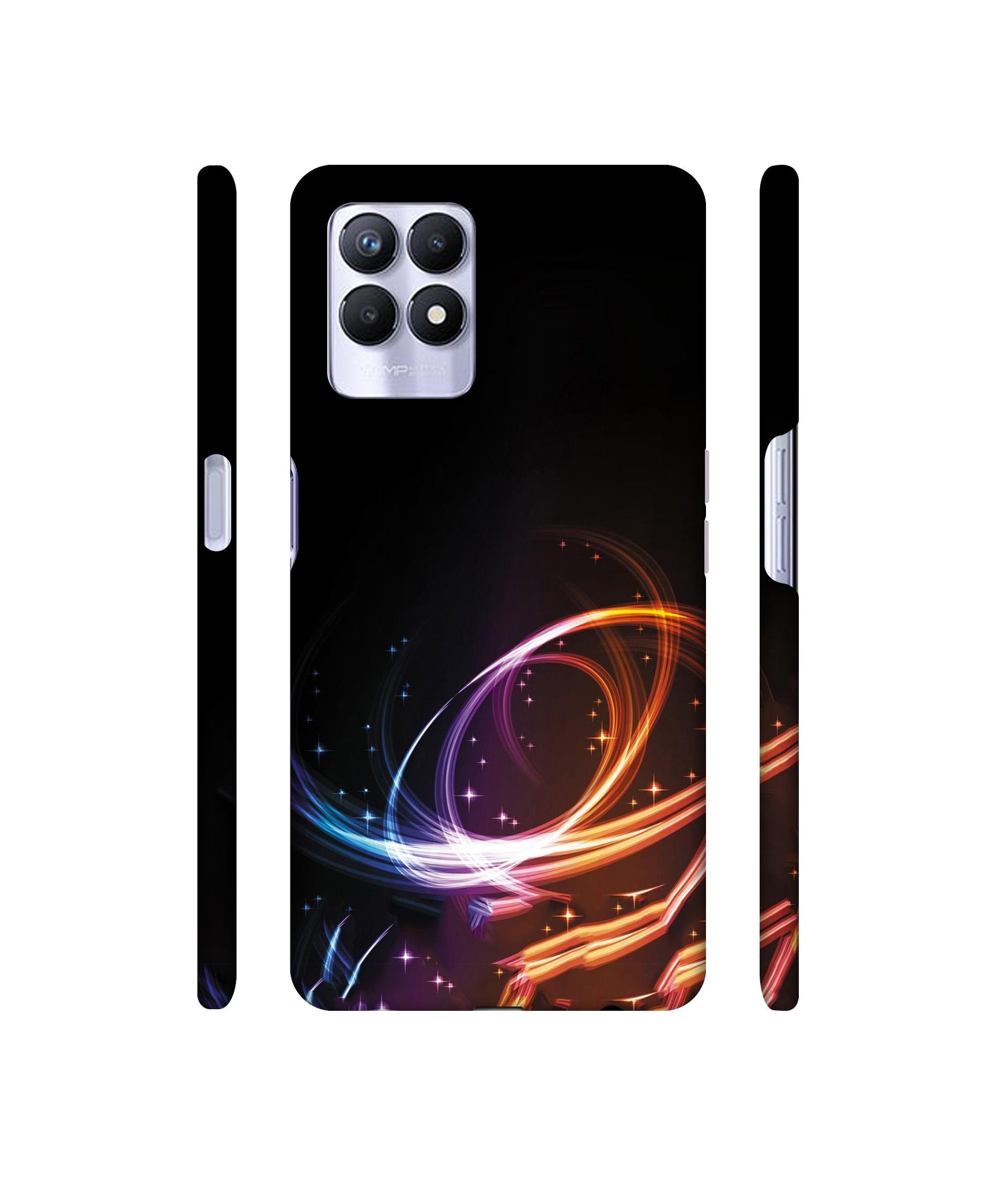 Abstract Background Designer Hard Back Cover for Realme 8i