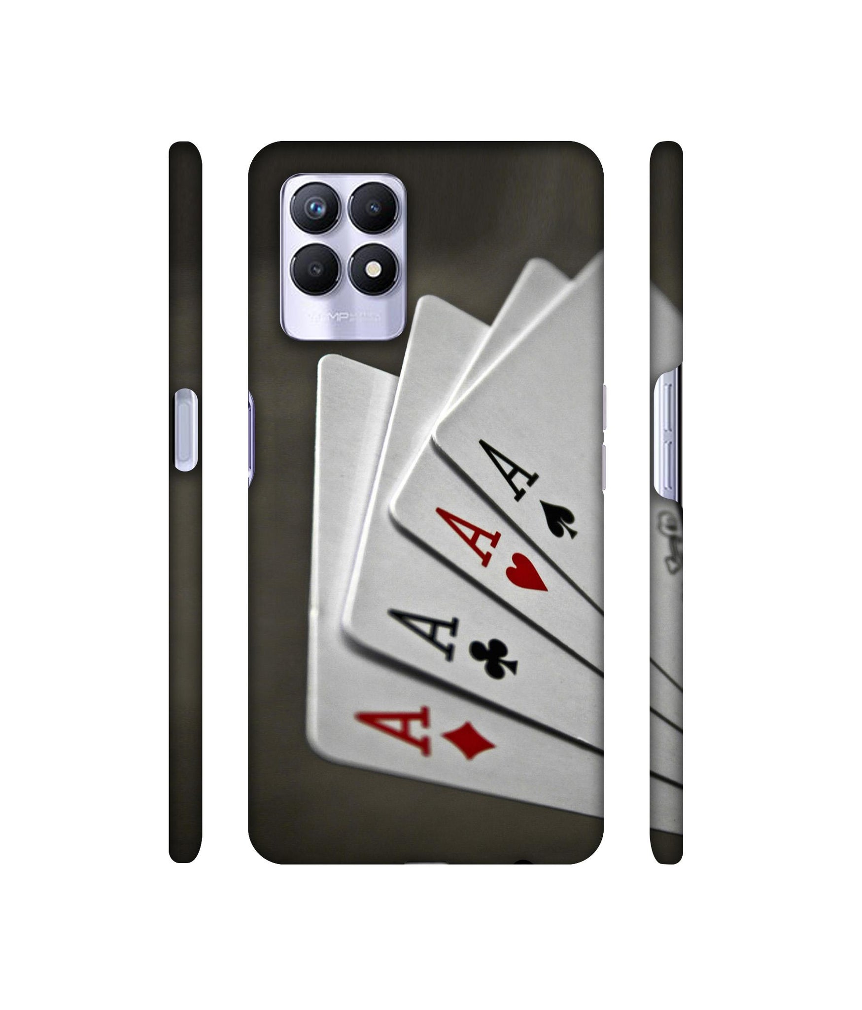 Ace Cards Designer Hard Back Cover for Realme 8i