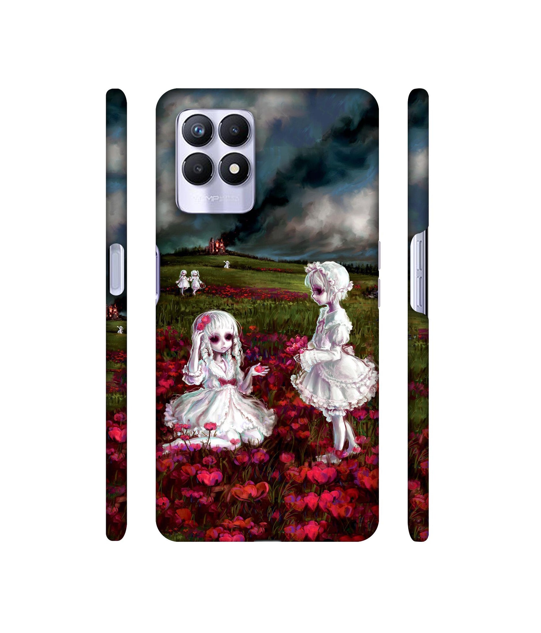 Vampires Girls Designer Hard Back Cover for Realme 8i