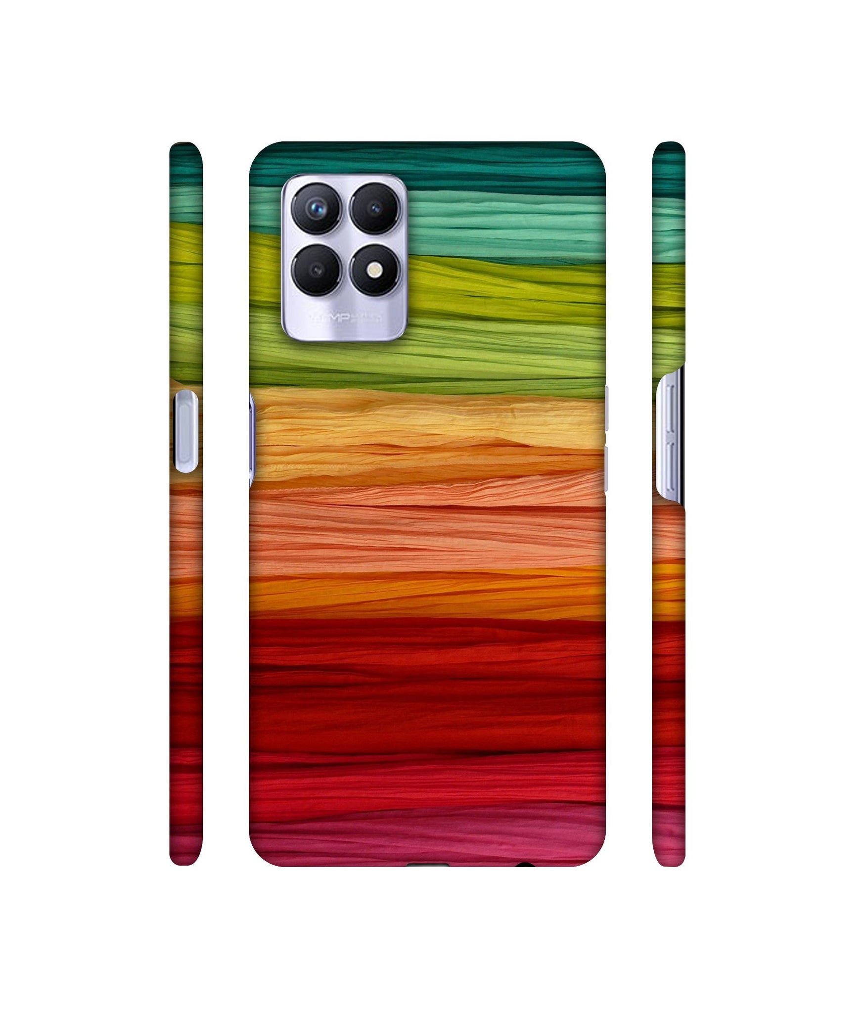 Colorful Thread Designer Hard Back Cover for Realme 8i