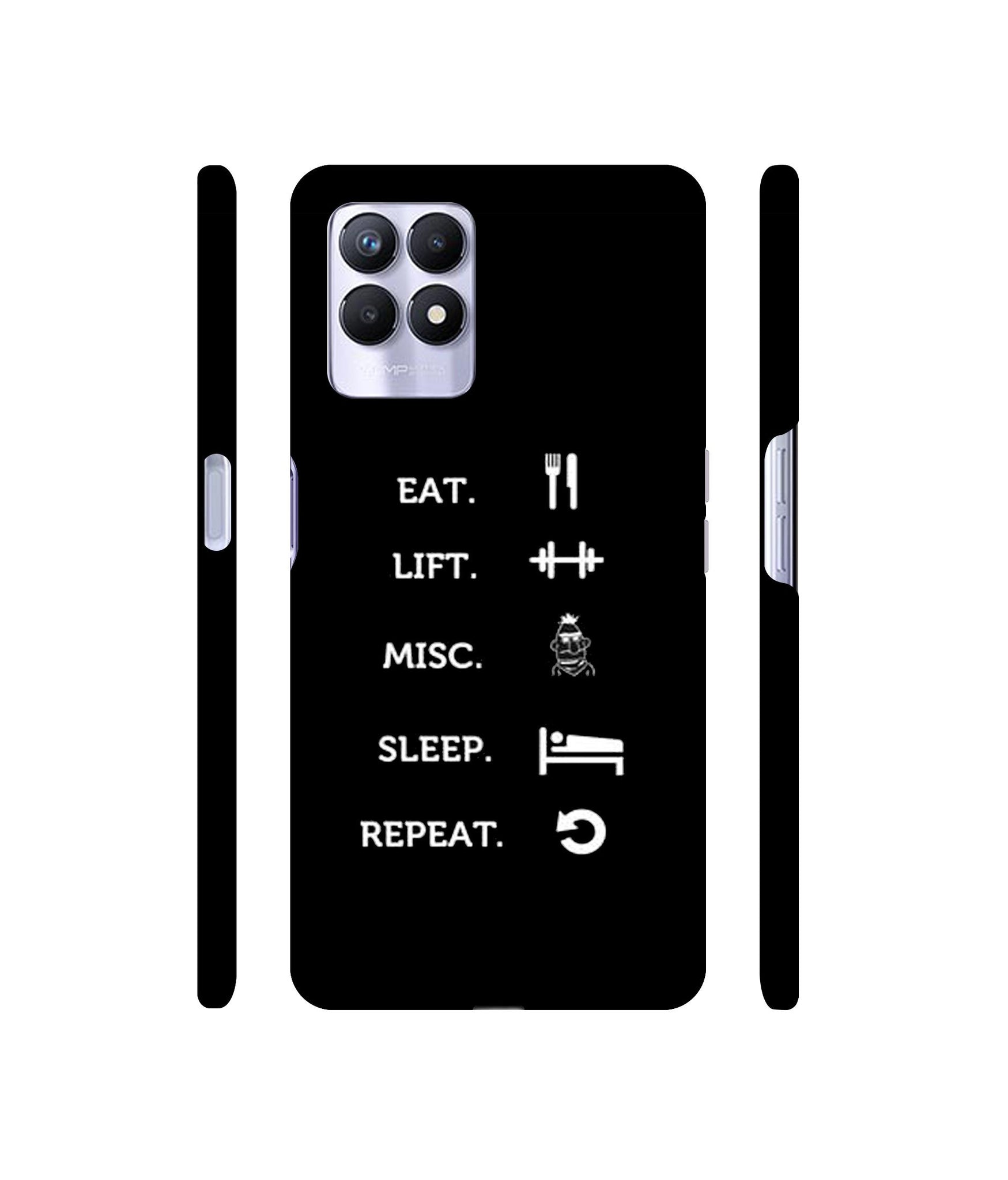 Life Tool Quote Designer Hard Back Cover for Realme 8i