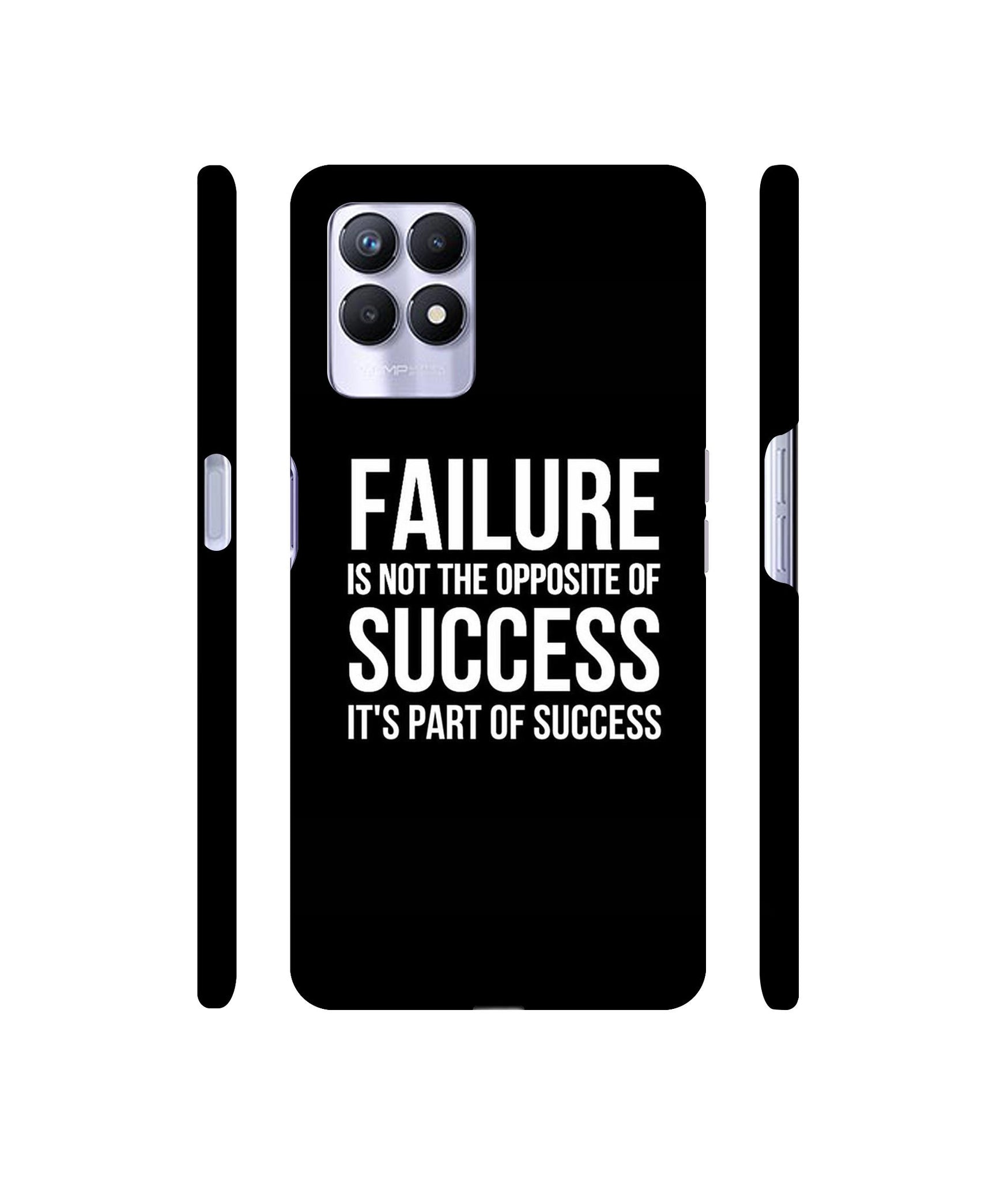 Motivational Quote Designer Hard Back Cover for Realme 8i