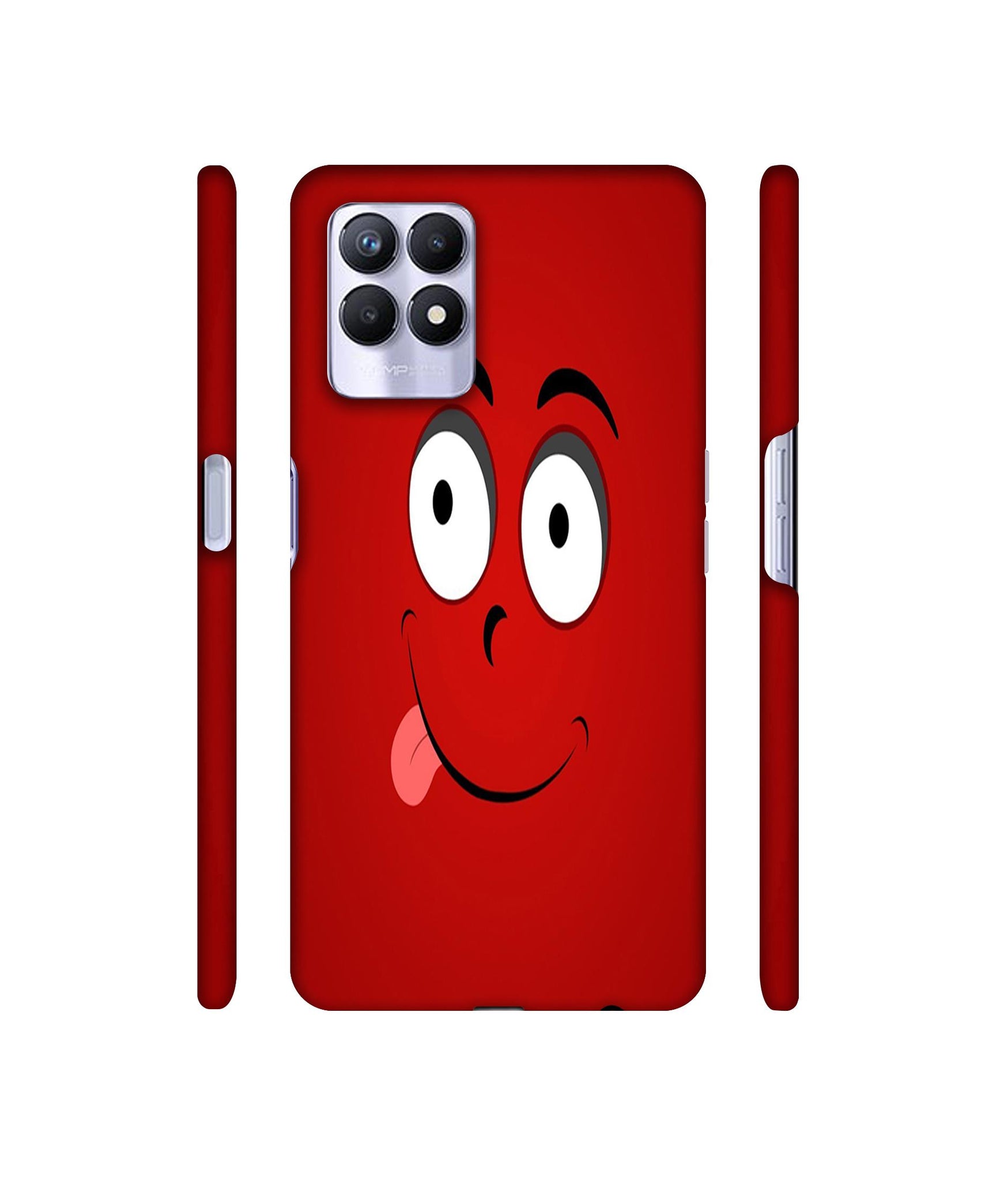 Greedy Smile Designer Hard Back Cover for Realme 8i