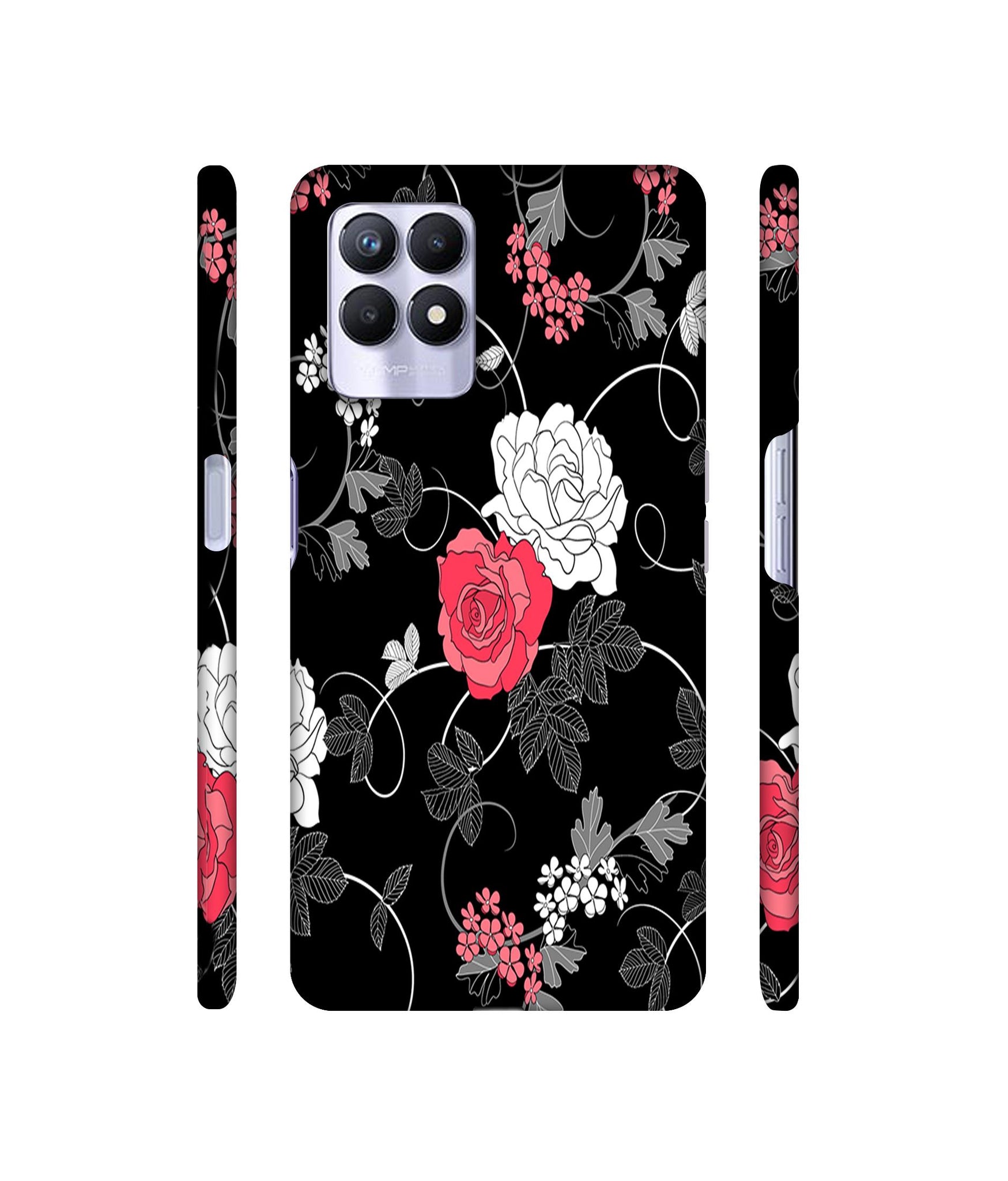 Roses Designer Hard Back Cover for Realme 8i