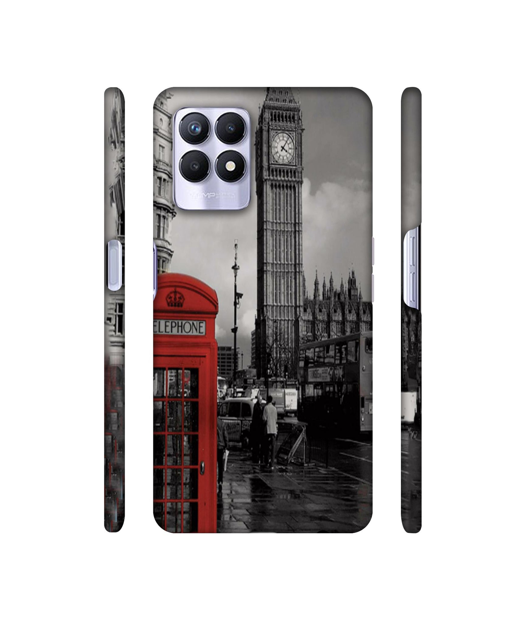 London Theme Designer Hard Back Cover for Realme 8i