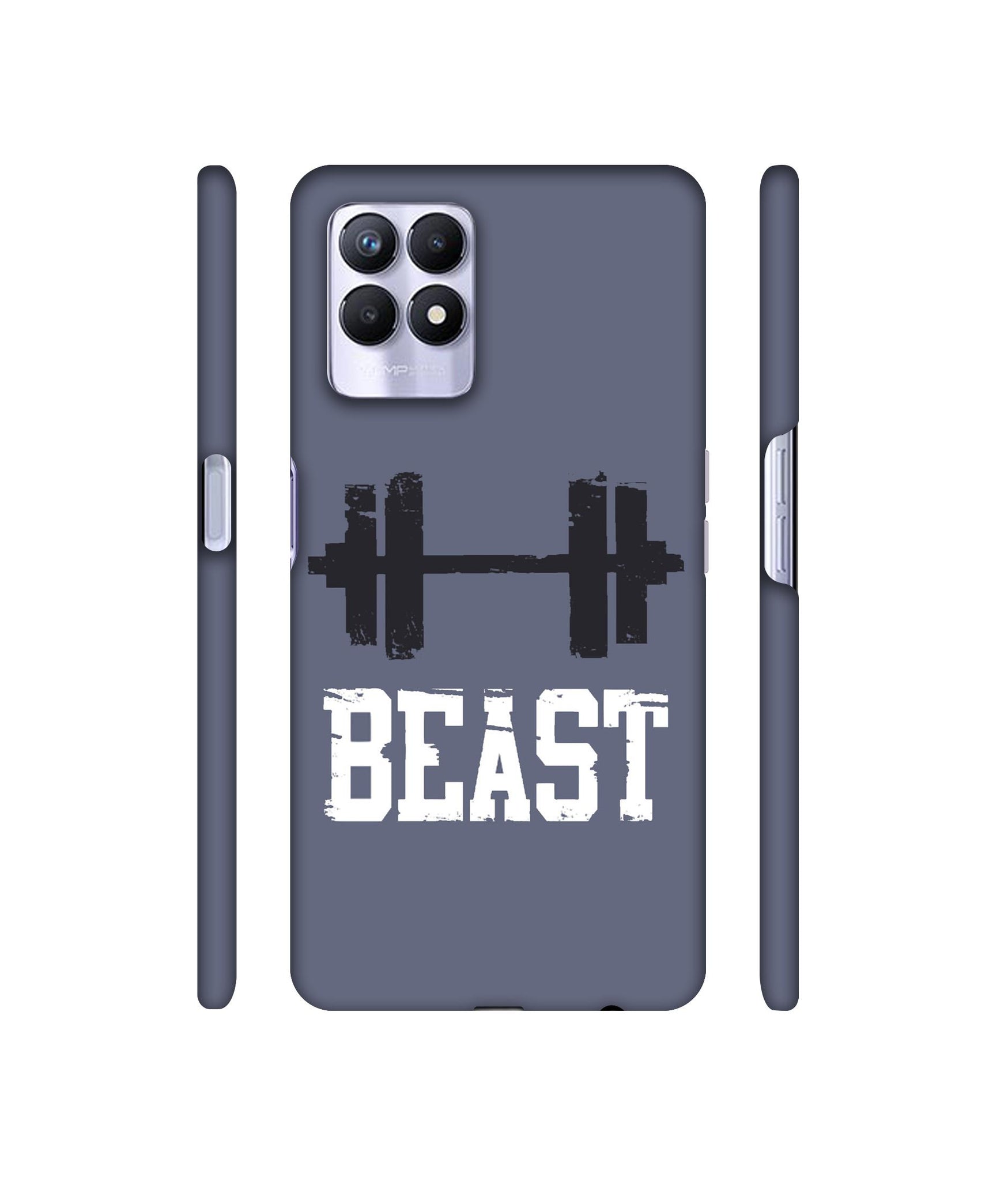 Beast Gym Designer Hard Back Cover for Realme 8i