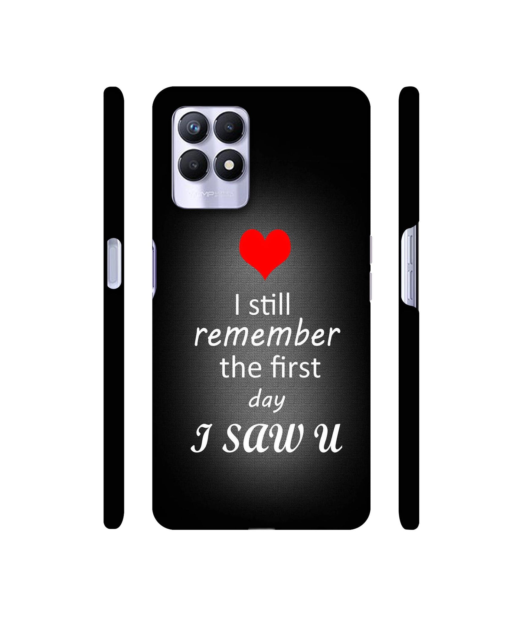 I Saw You Heart Designer Hard Back Cover for Realme 8i