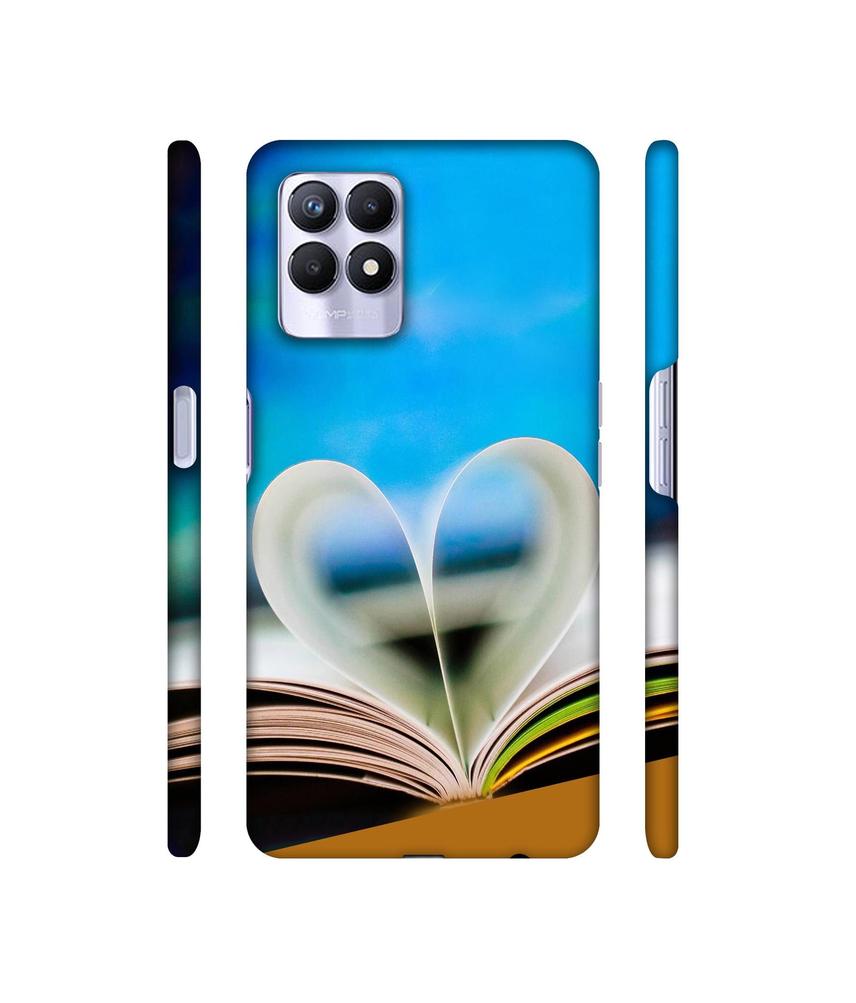 Love Book Designer Hard Back Cover for Realme 8i