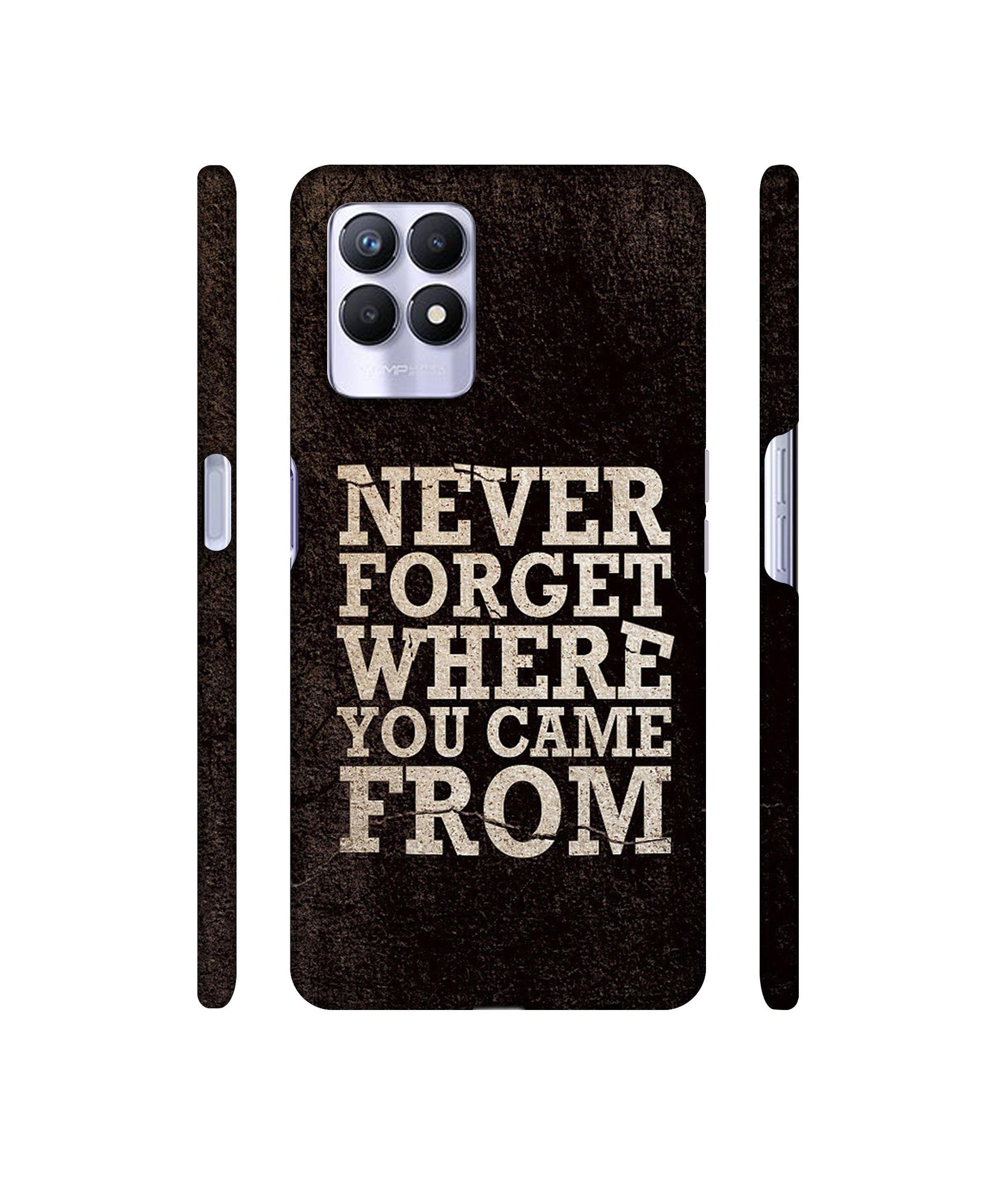 Thought Designer Hard Back Cover for Realme 8i