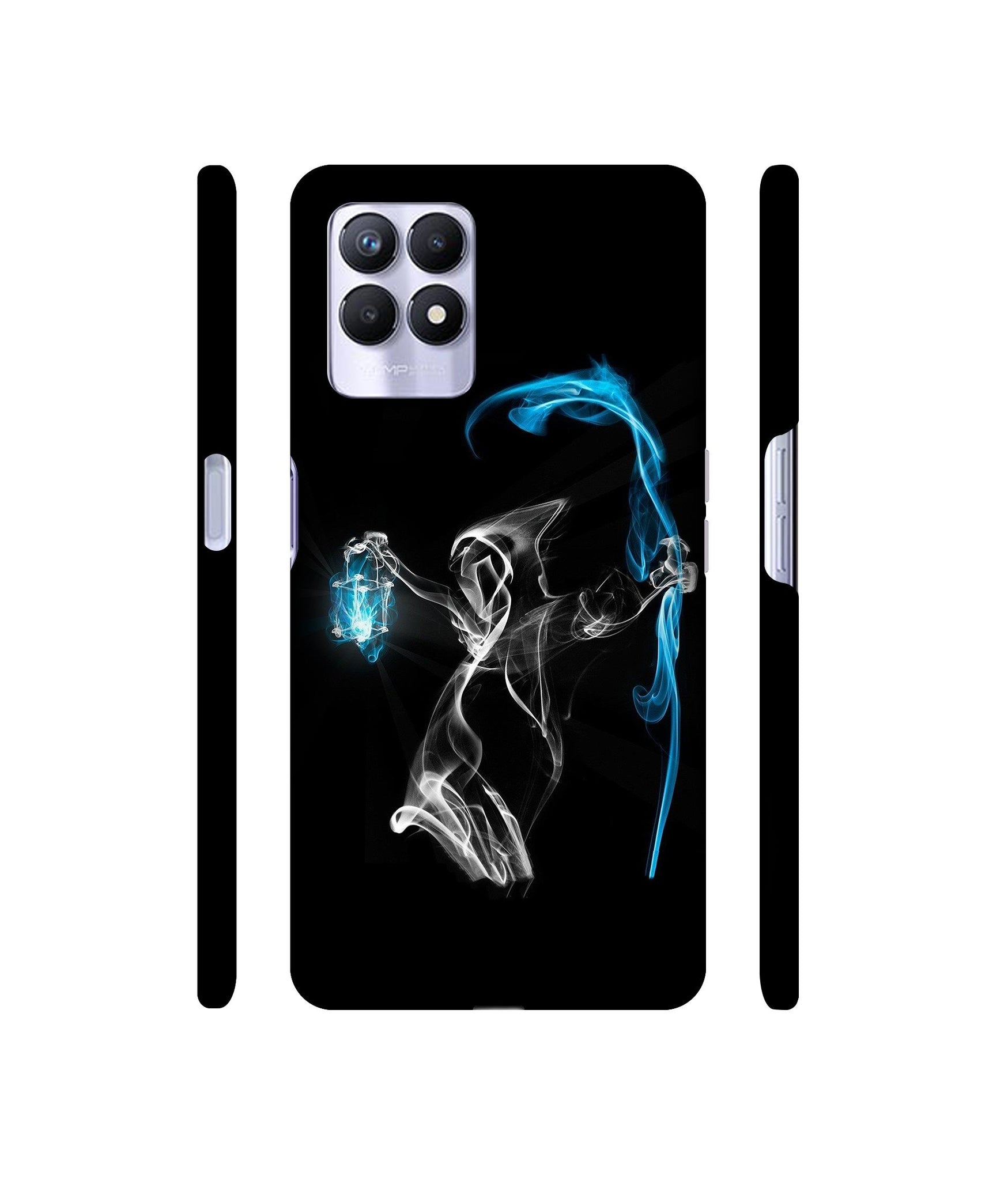 3D Skull Designer Hard Back Cover for Realme 8i