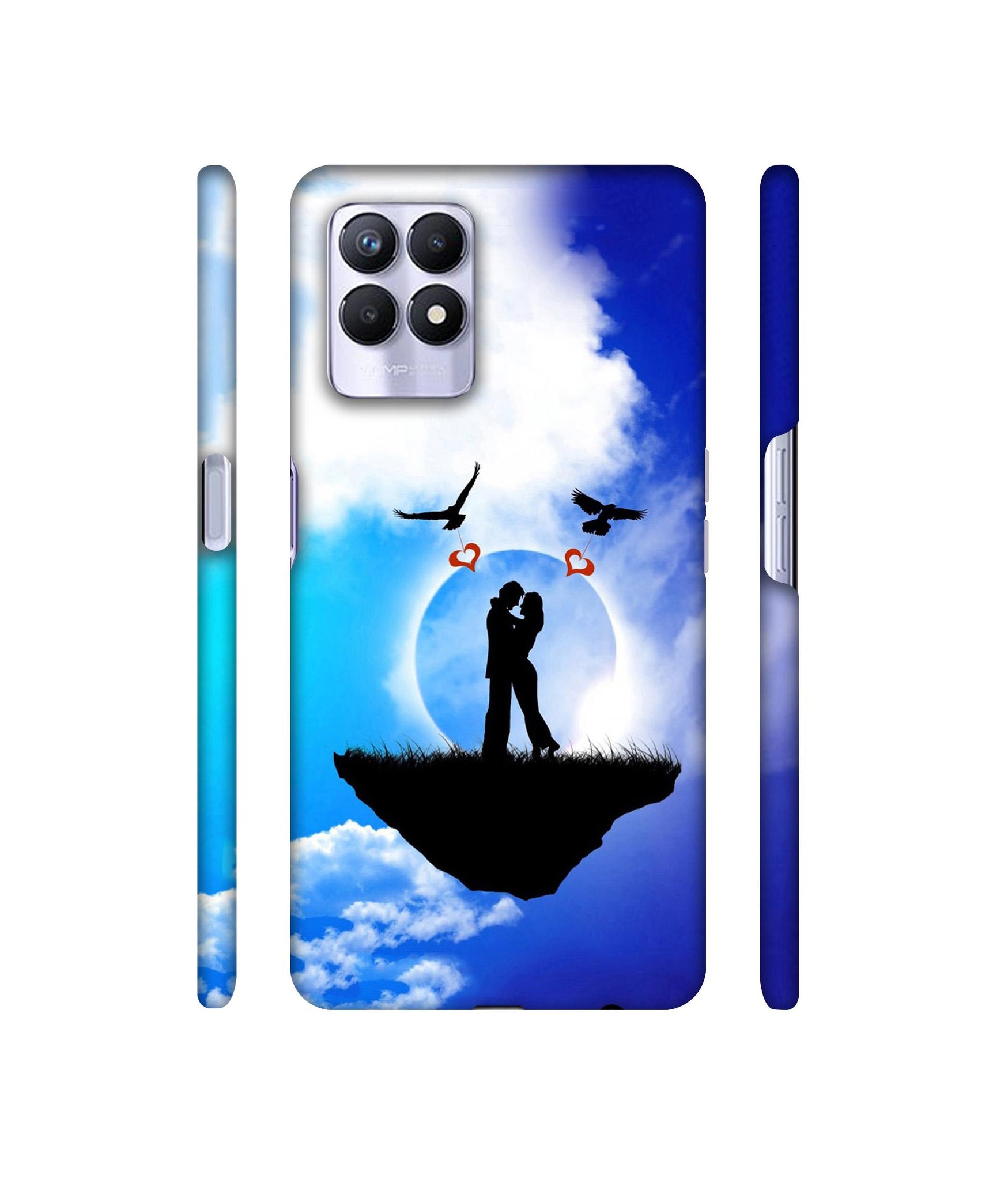 Flying Love Designer Hard Back Cover for Realme 8i