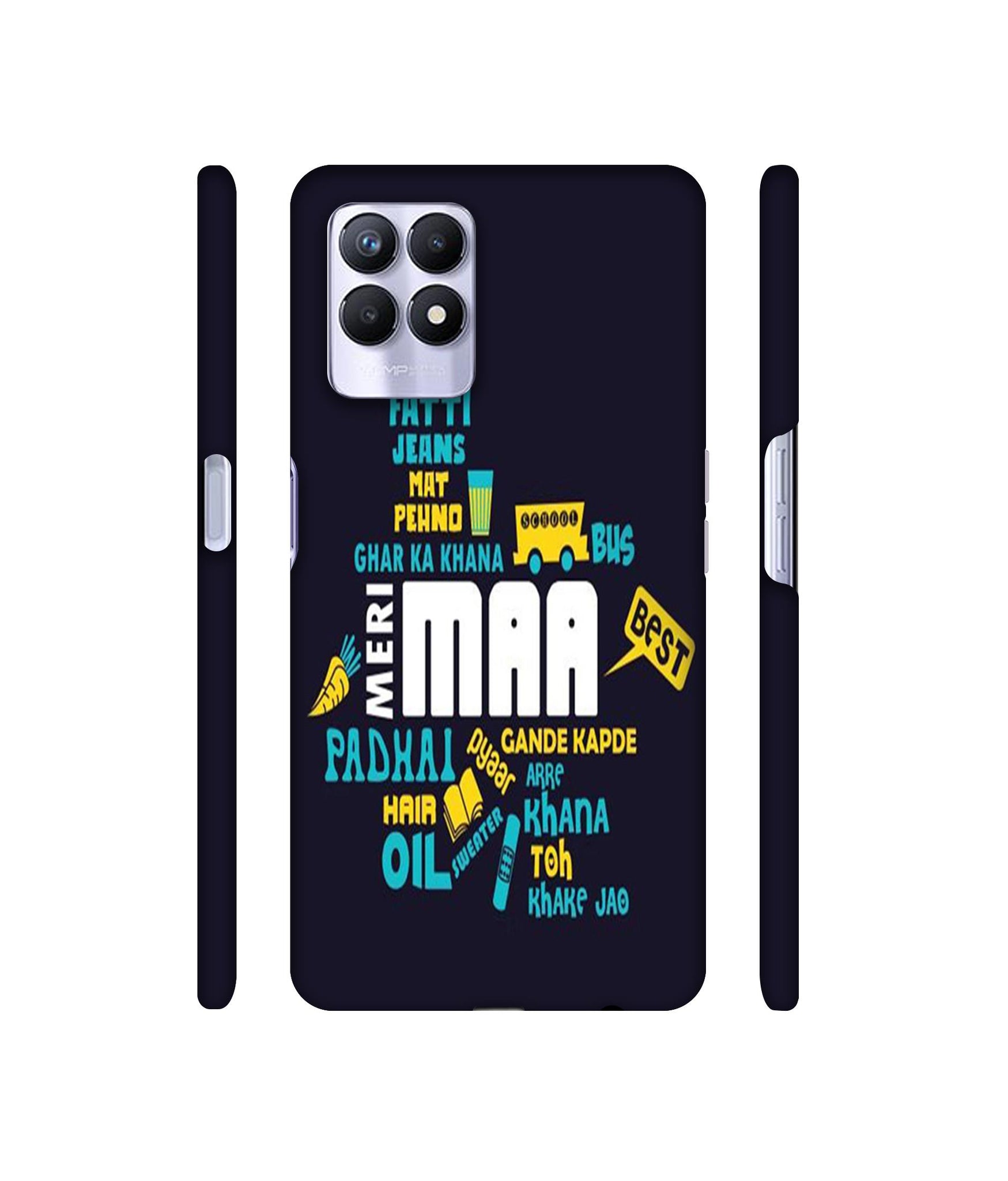 Maa Designer Hard Back Cover for Realme 8i