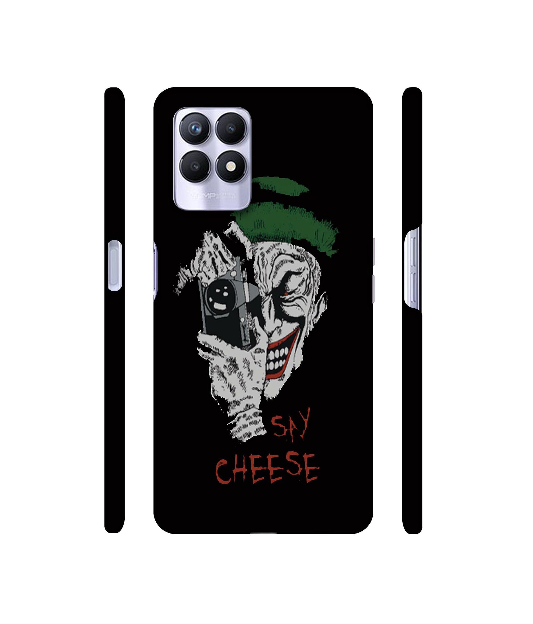 Joker Say Cheese Designer Hard Back Cover for Realme 8i