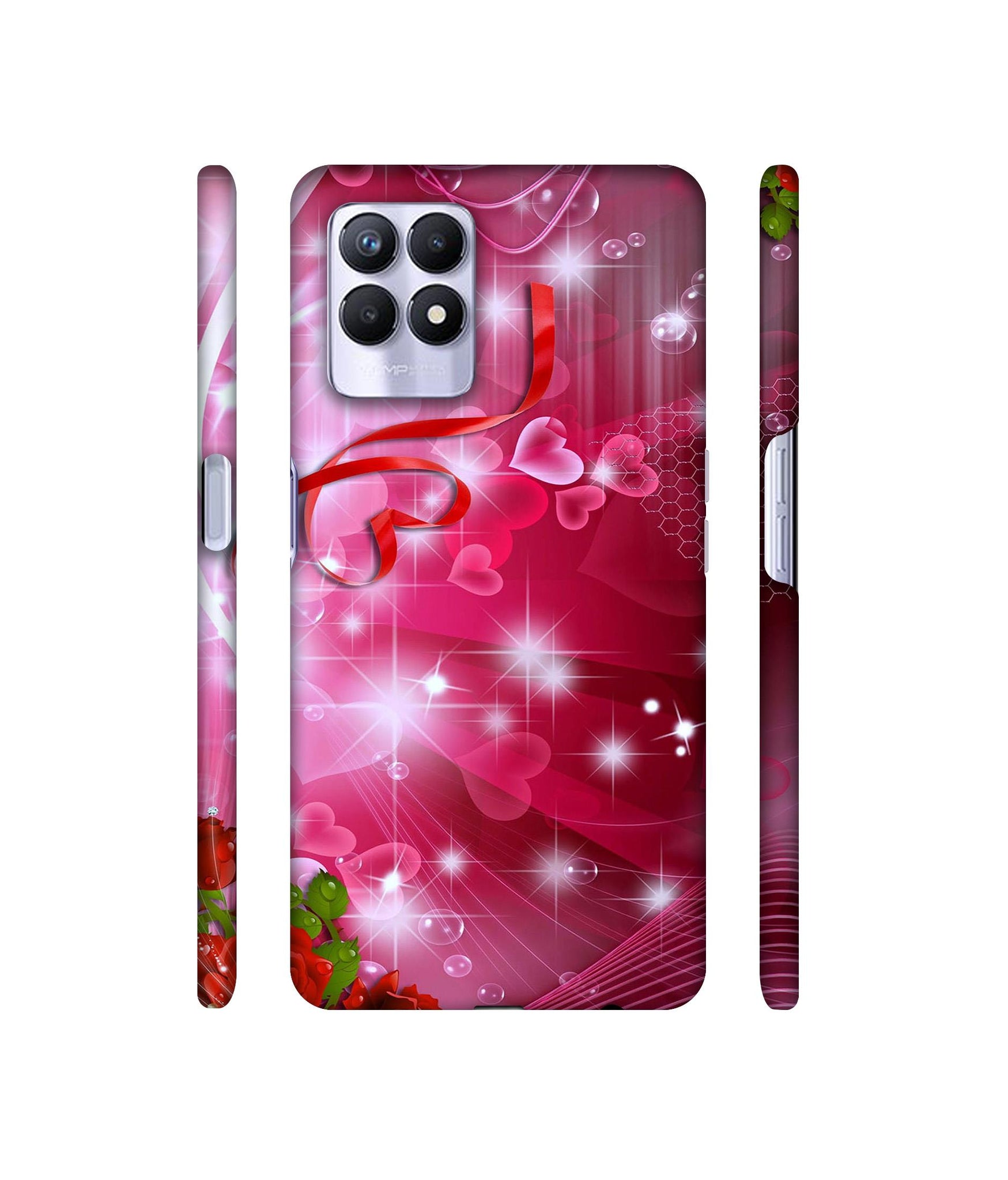 Love Designer Hard Back Cover for Realme 8i