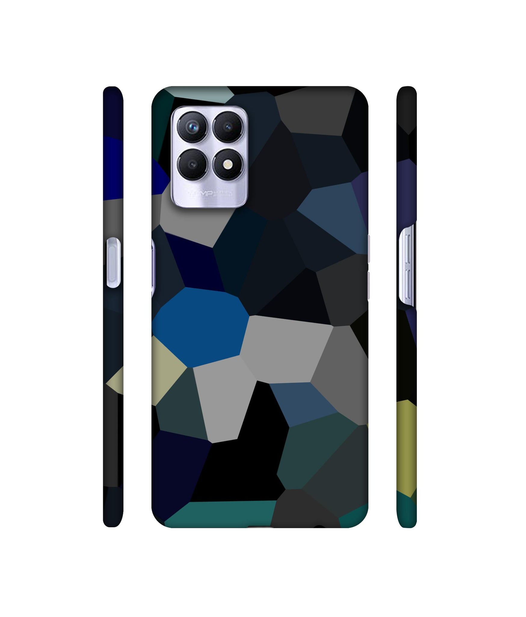 Mathematical Shape Designer Hard Back Cover for Realme 8i