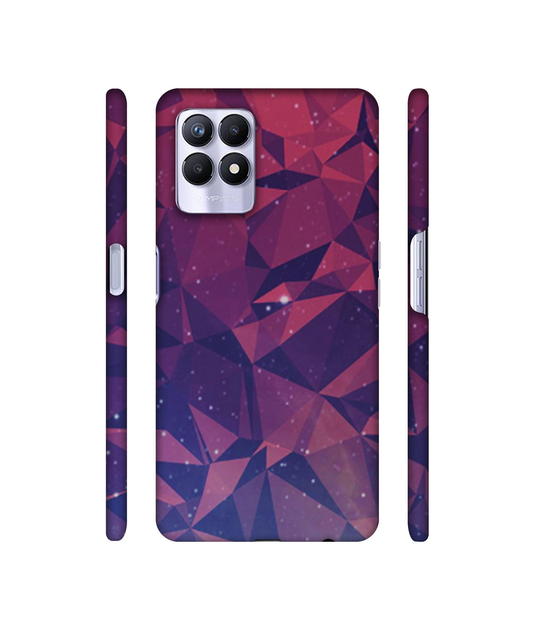 Bad Color Shape Designer Hard Back Cover for Realme 8i