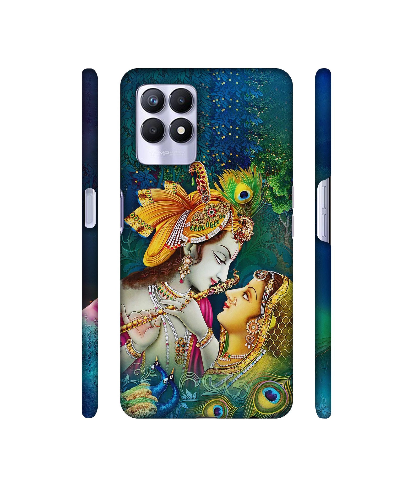 Radha Kishan Love Designer Hard Back Cover for Realme 8i