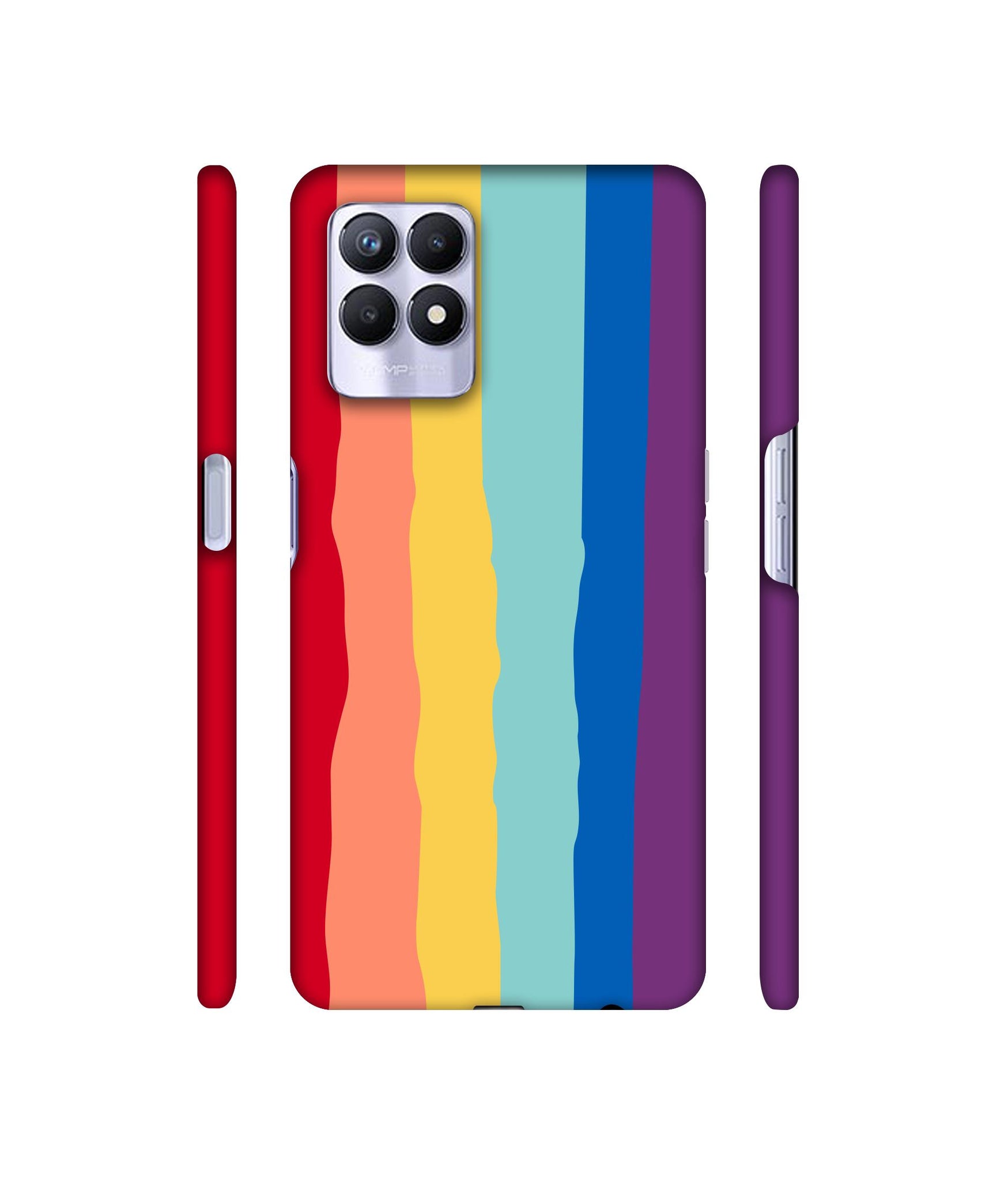 Rainbow1 Designer Hard Back Cover for Realme 8i