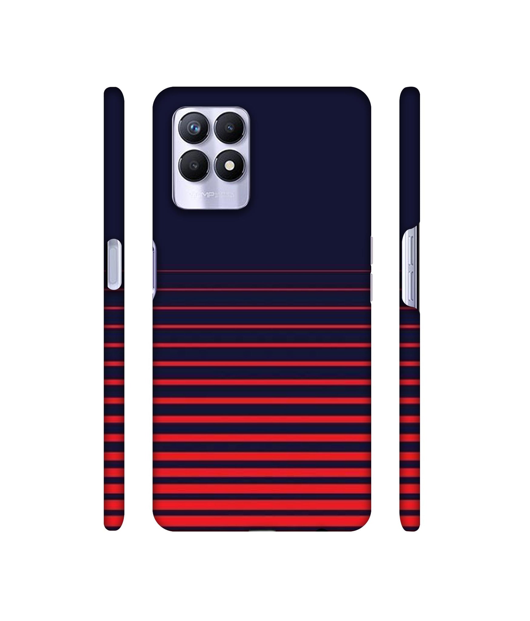 Redline Designer Hard Back Cover for Realme 8i