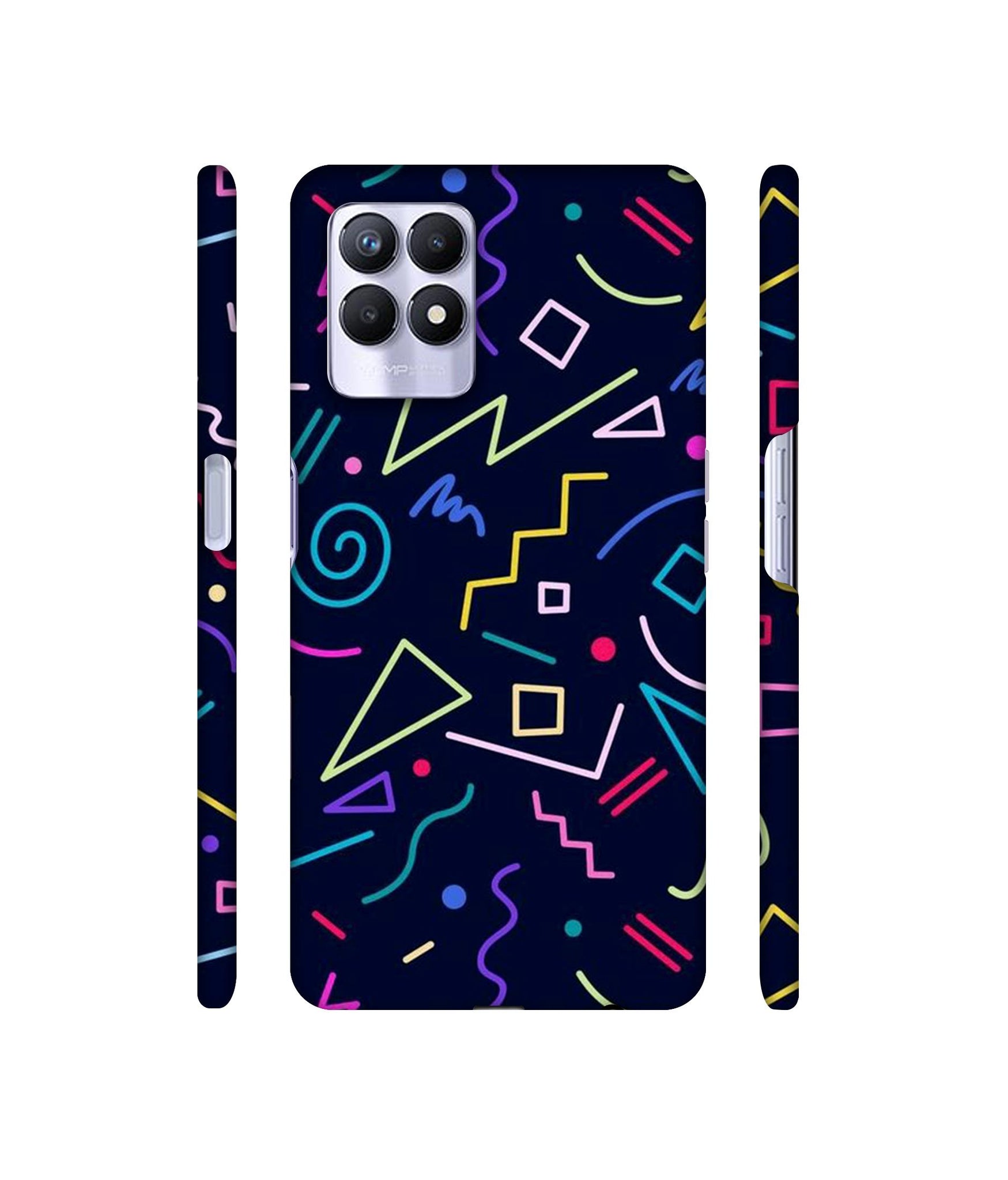 Sings Illustrator Designer Hard Back Cover for Realme 8i