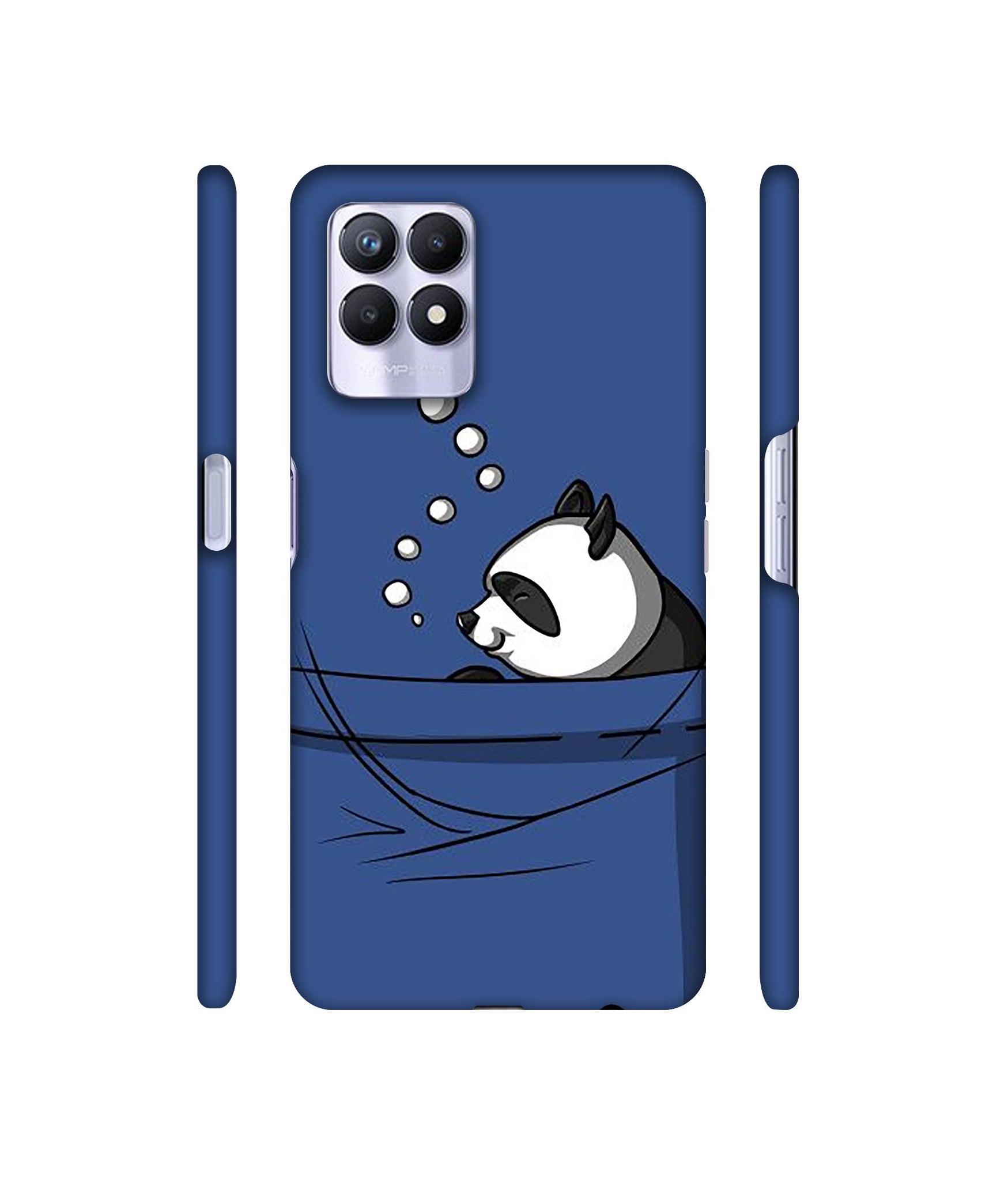 Lasy Panda Designer Hard Back Cover for Realme 8i