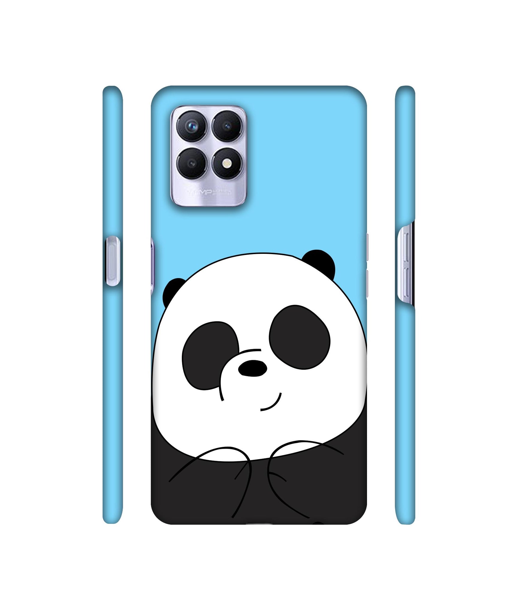 Cute Panda Designer Hard Back Cover for Realme 8i