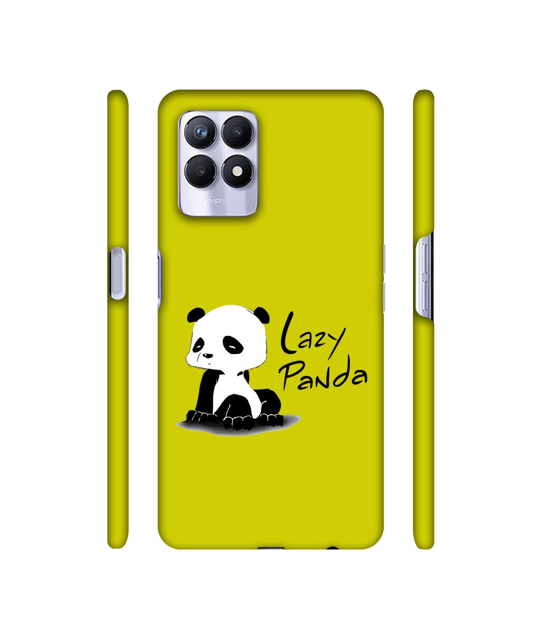 Lazy Panda Designer Hard Back Cover for Realme 8i