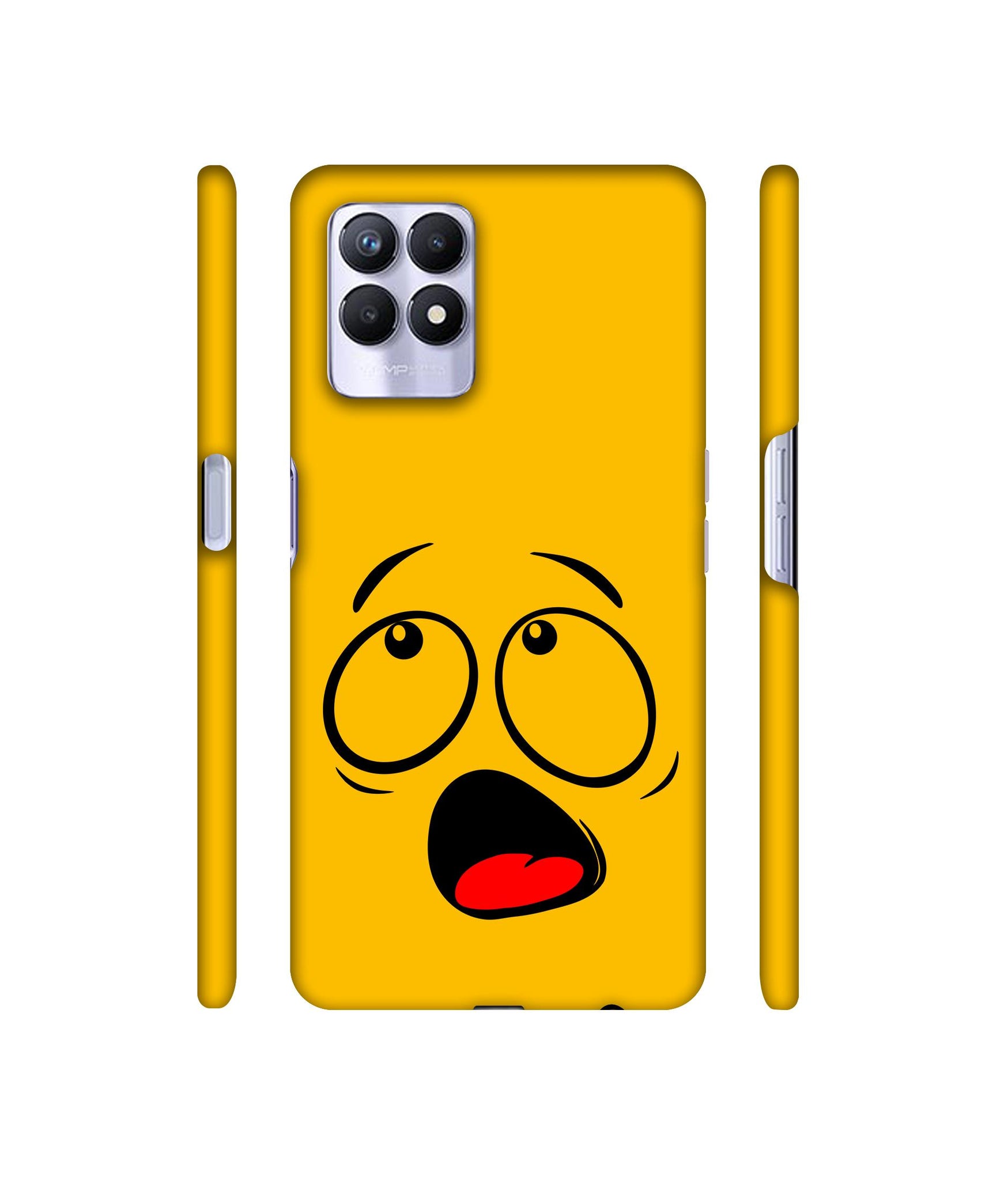 Scary Face Designer Hard Back Cover for Realme 8i