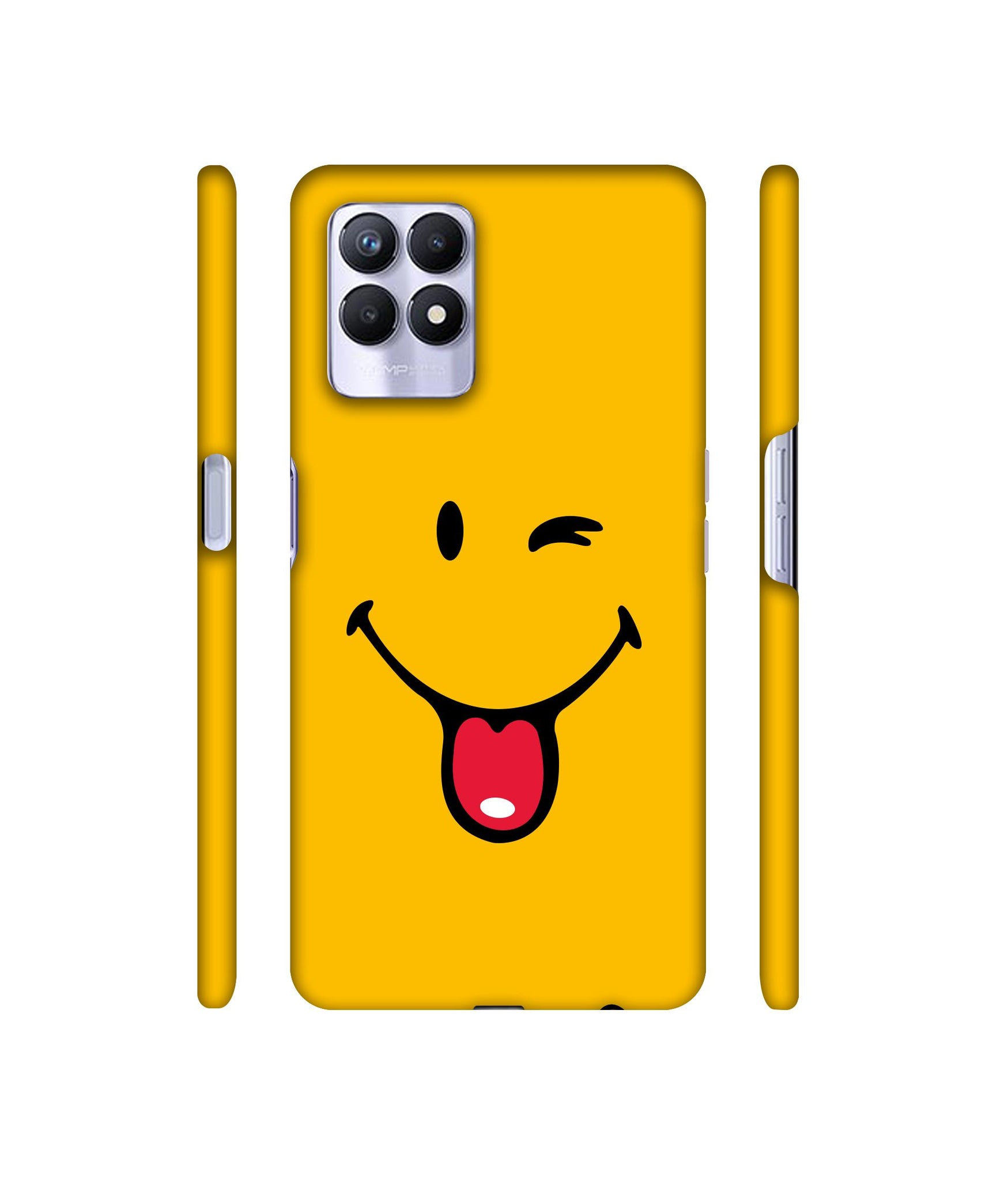 Masti Face Designer Hard Back Cover for Realme 8i