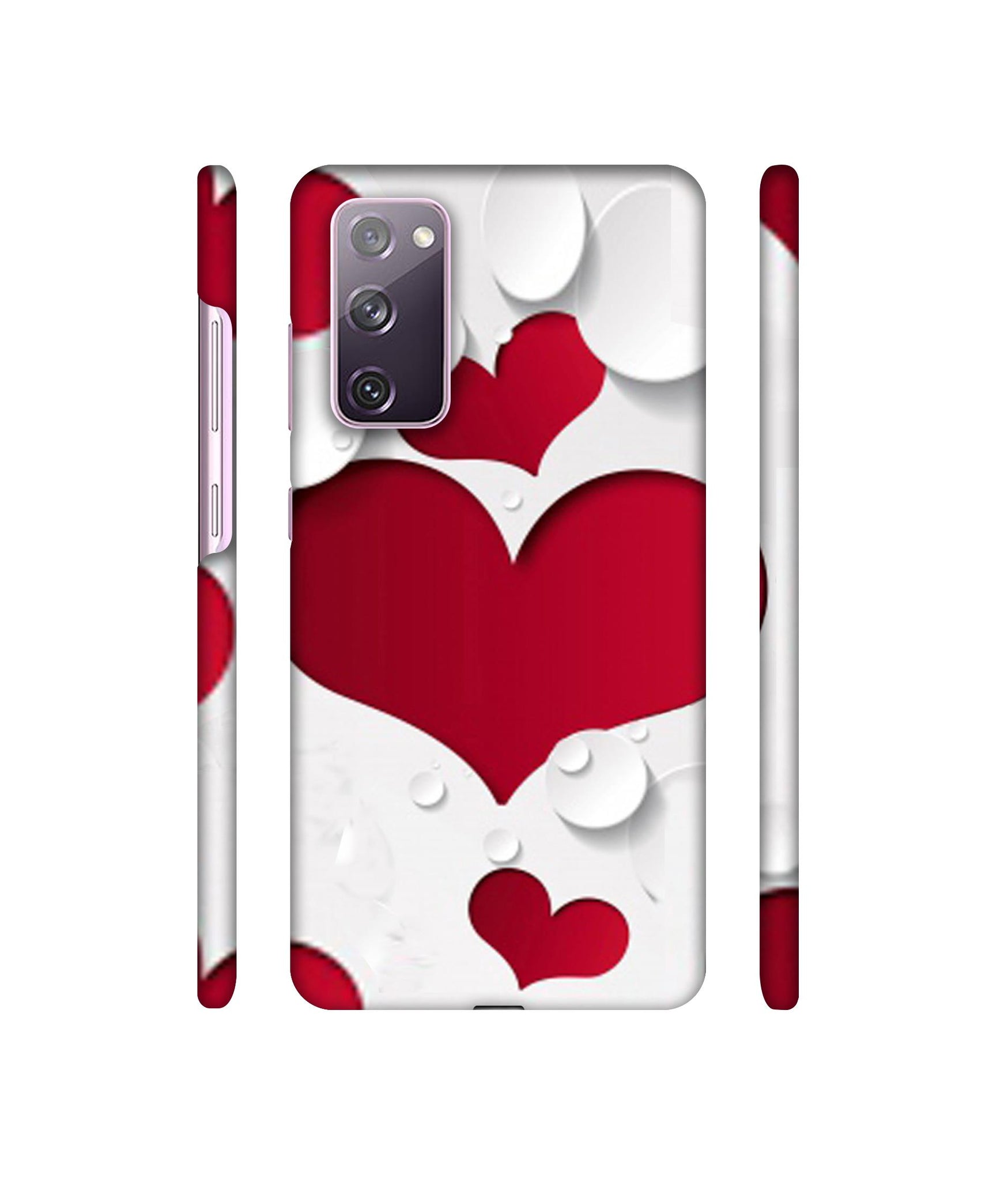 Multiple Hearts Designer Hard Back Cover for Samsung Galaxy S20 FE 5G