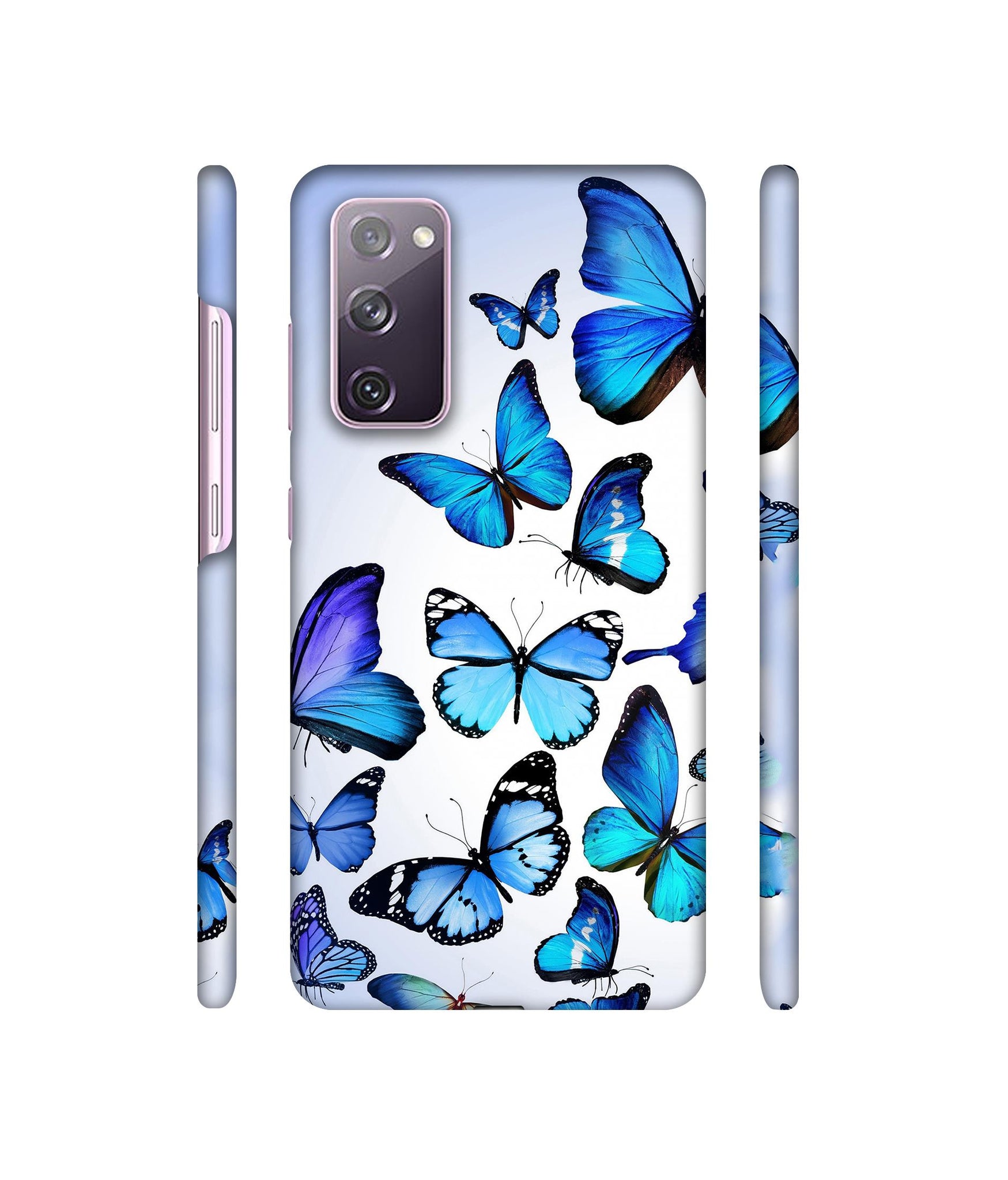 Colorful Flying Butterfly Designer Hard Back Cover for Samsung Galaxy S20 FE 5G