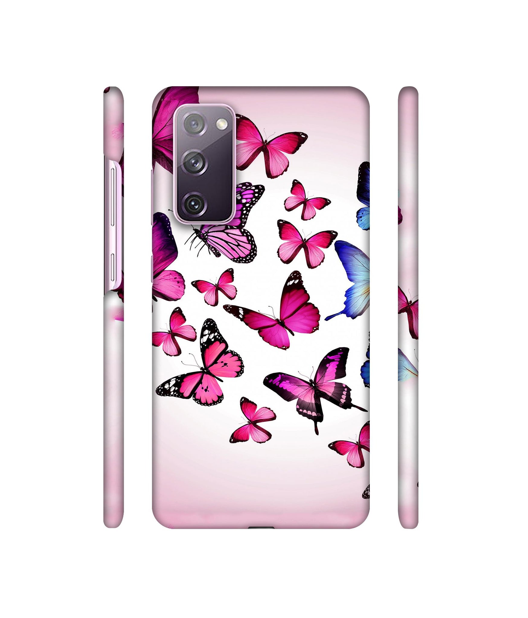 Flying Colorful Butterfly Designer Hard Back Cover for Samsung Galaxy S20 FE 5G