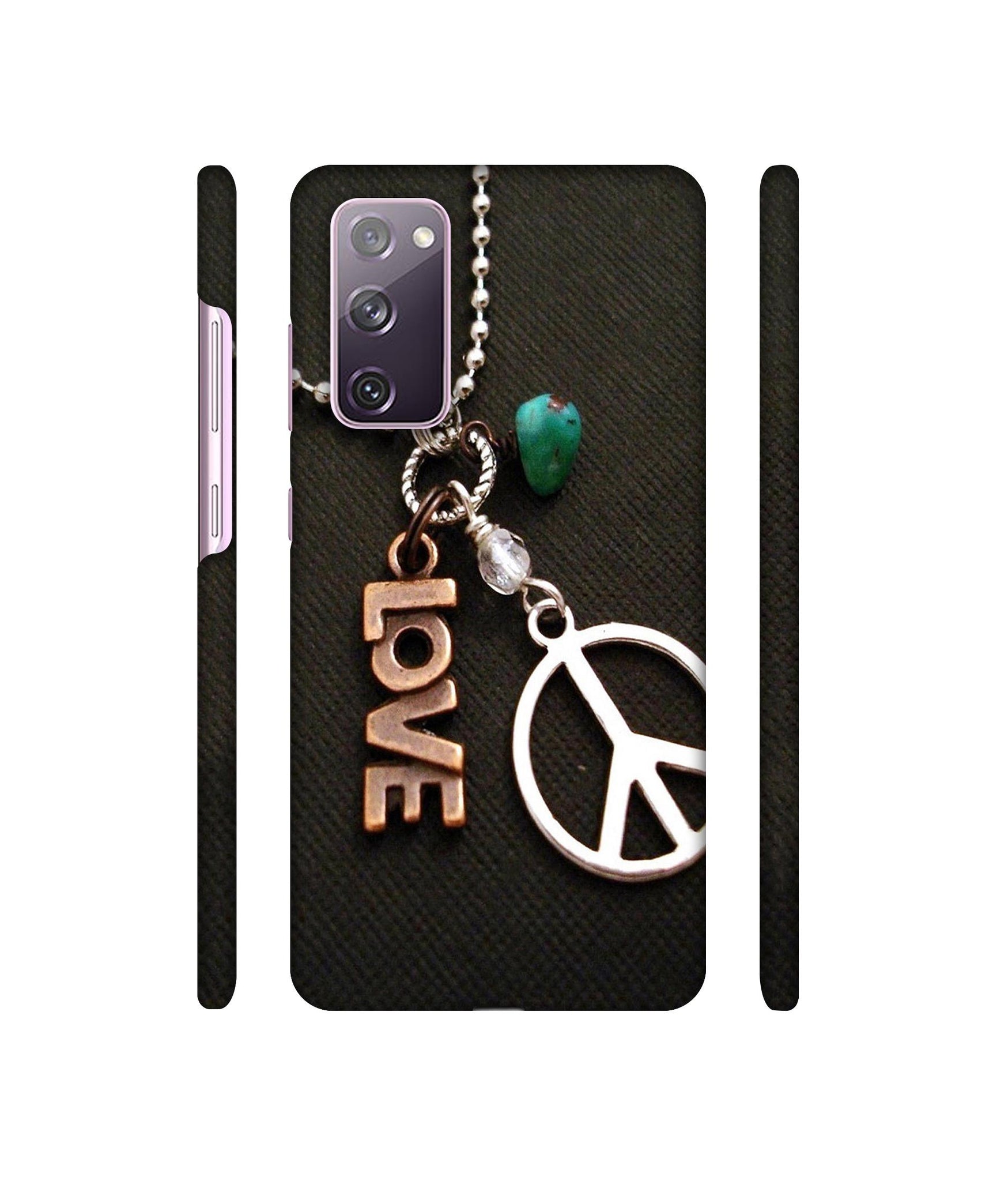 Love and Peace Designer Hard Back Cover for Samsung Galaxy S20 FE 5G