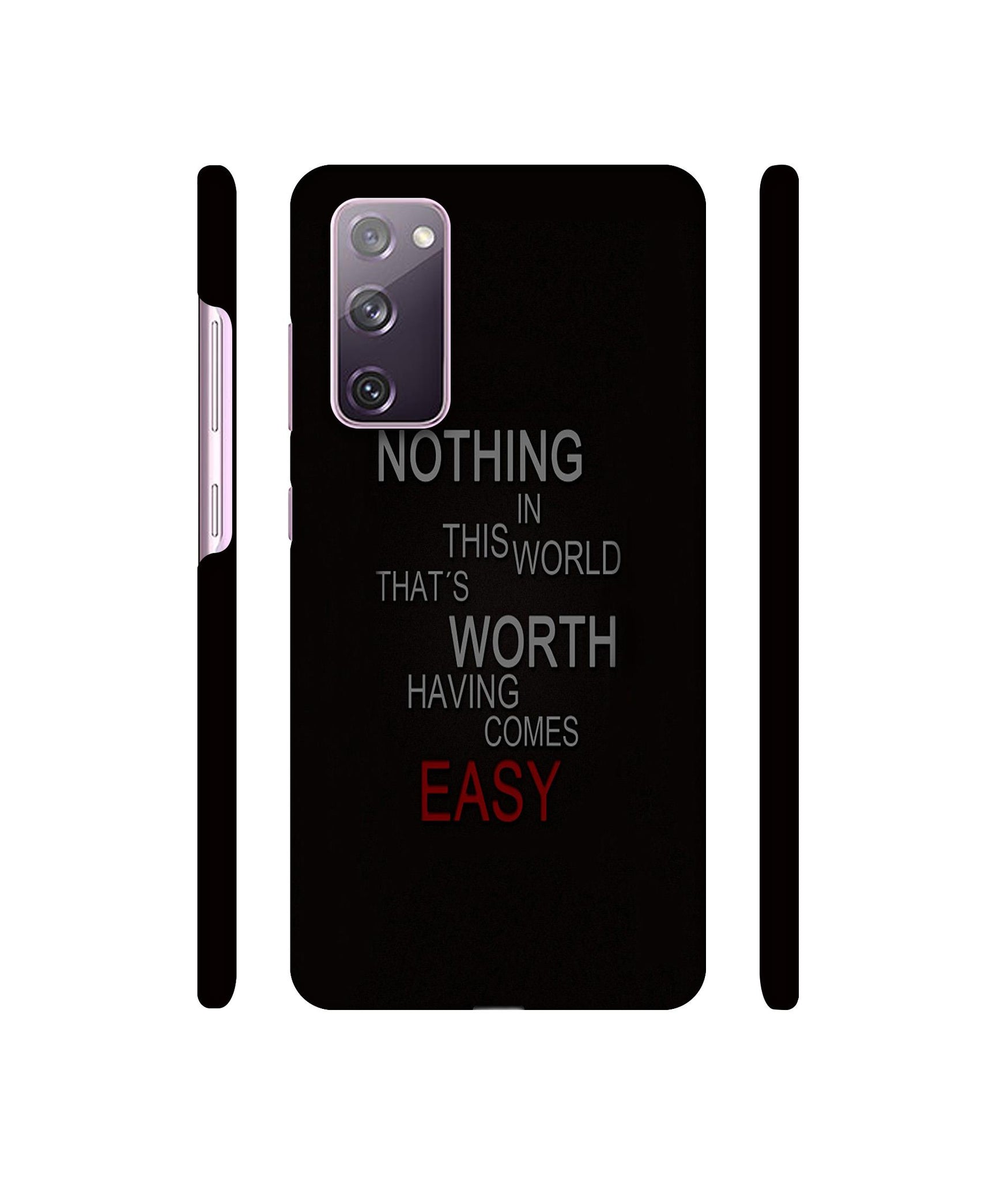 Life Quotes Designer Hard Back Cover for Samsung Galaxy S20 FE 5G