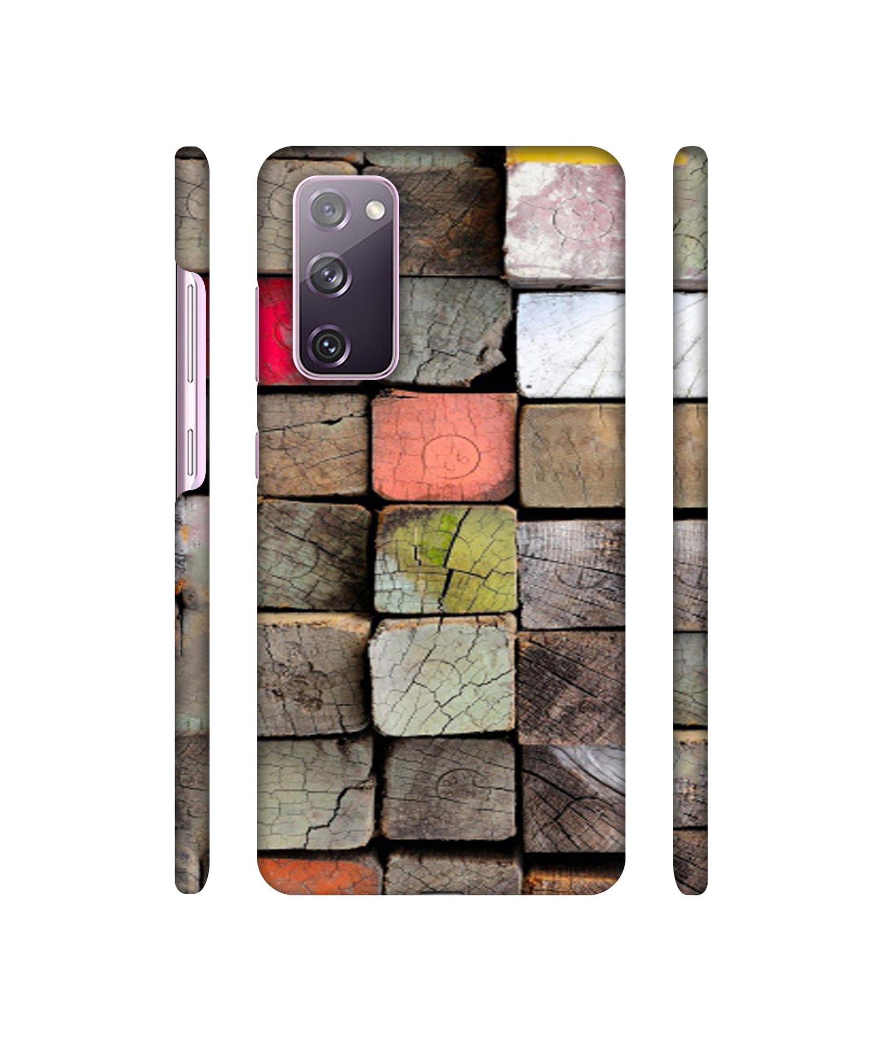 Wood Lumber Paint Designer Hard Back Cover for Samsung Galaxy S20 FE 5G
