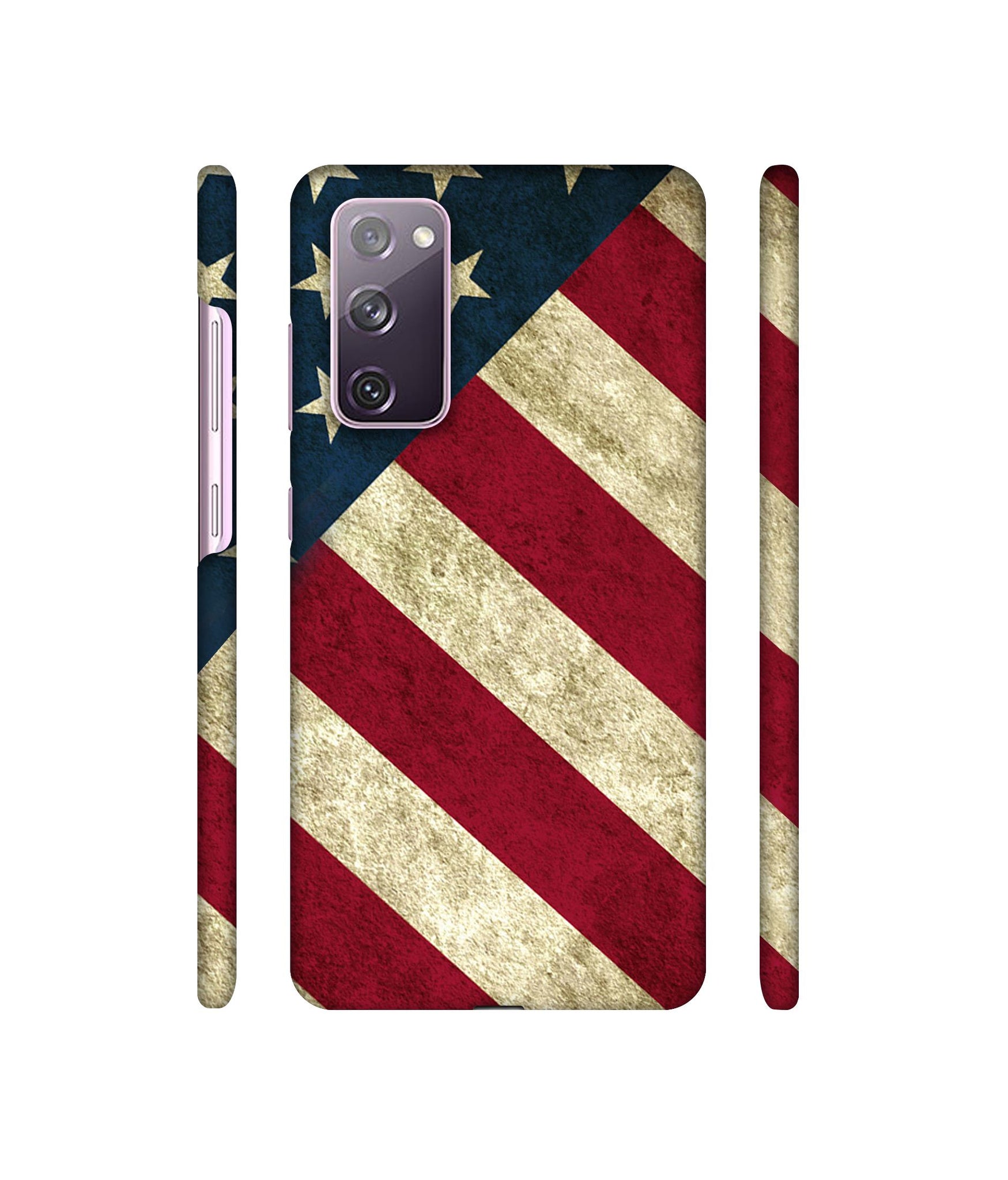 USA Flag Designer Hard Back Cover for Samsung Galaxy S20 FE 5G