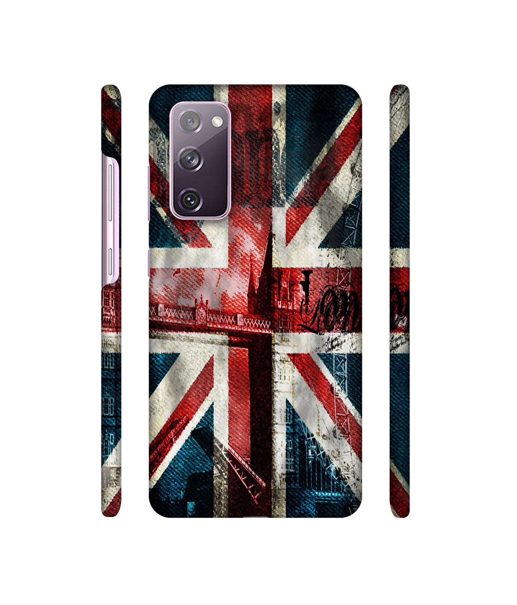London Flag wallpaper Designer Hard Back Cover for Samsung Galaxy S20 FE 5G