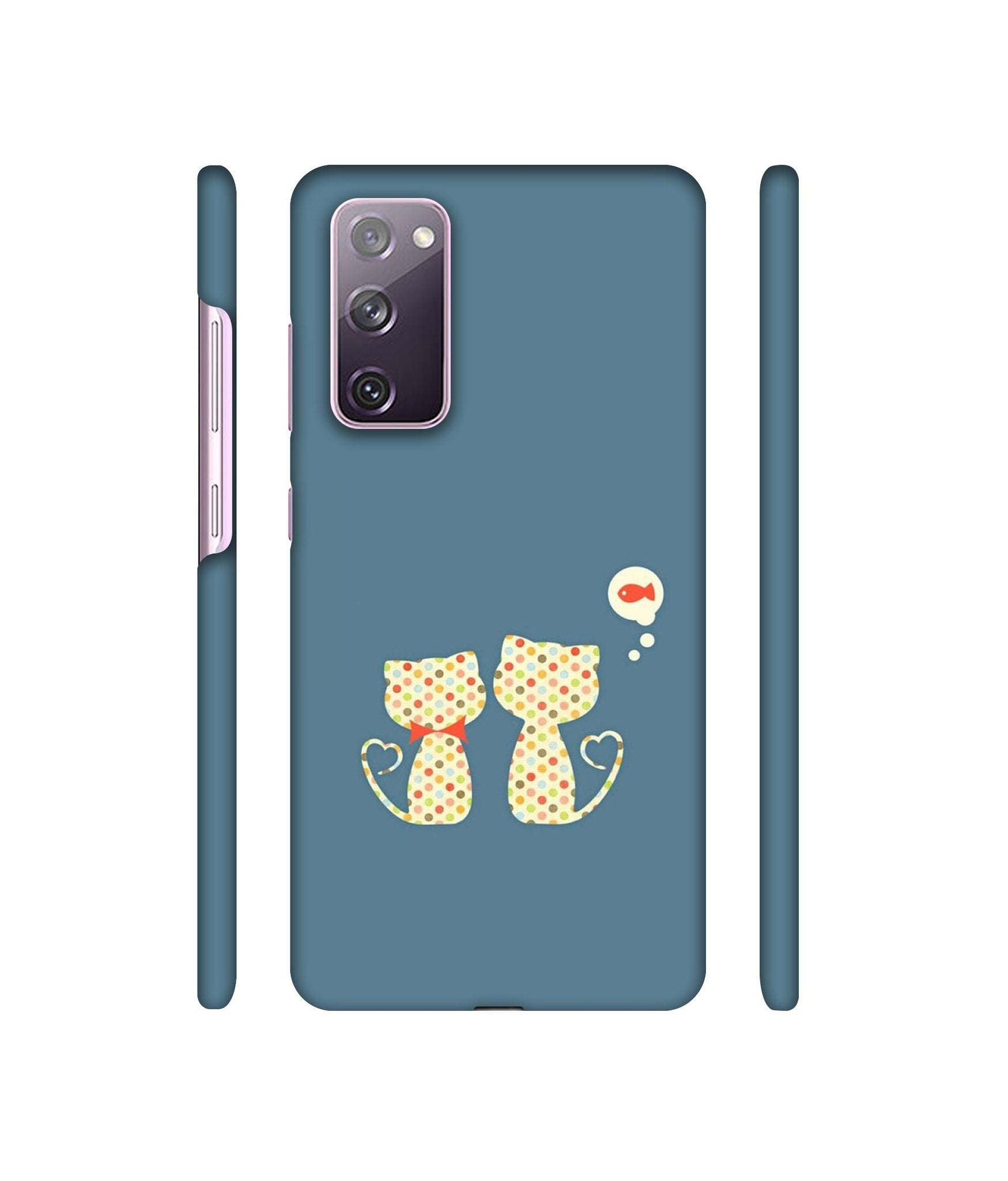 Fish On Mind Print Designer Hard Back Cover for Samsung Galaxy S20 FE 5G