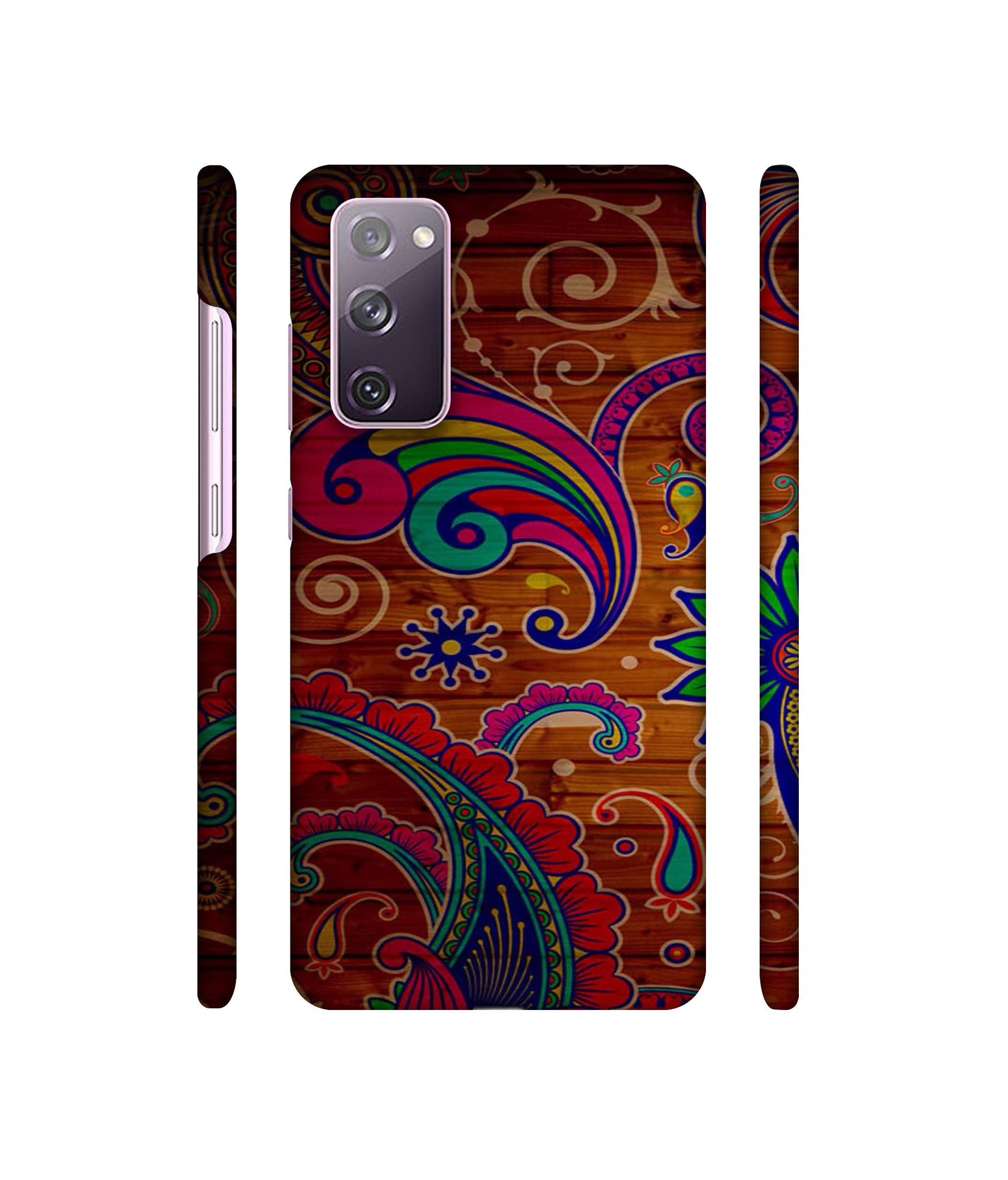 Wooden Pattern Print Designer Hard Back Cover for Samsung Galaxy S20 FE 5G