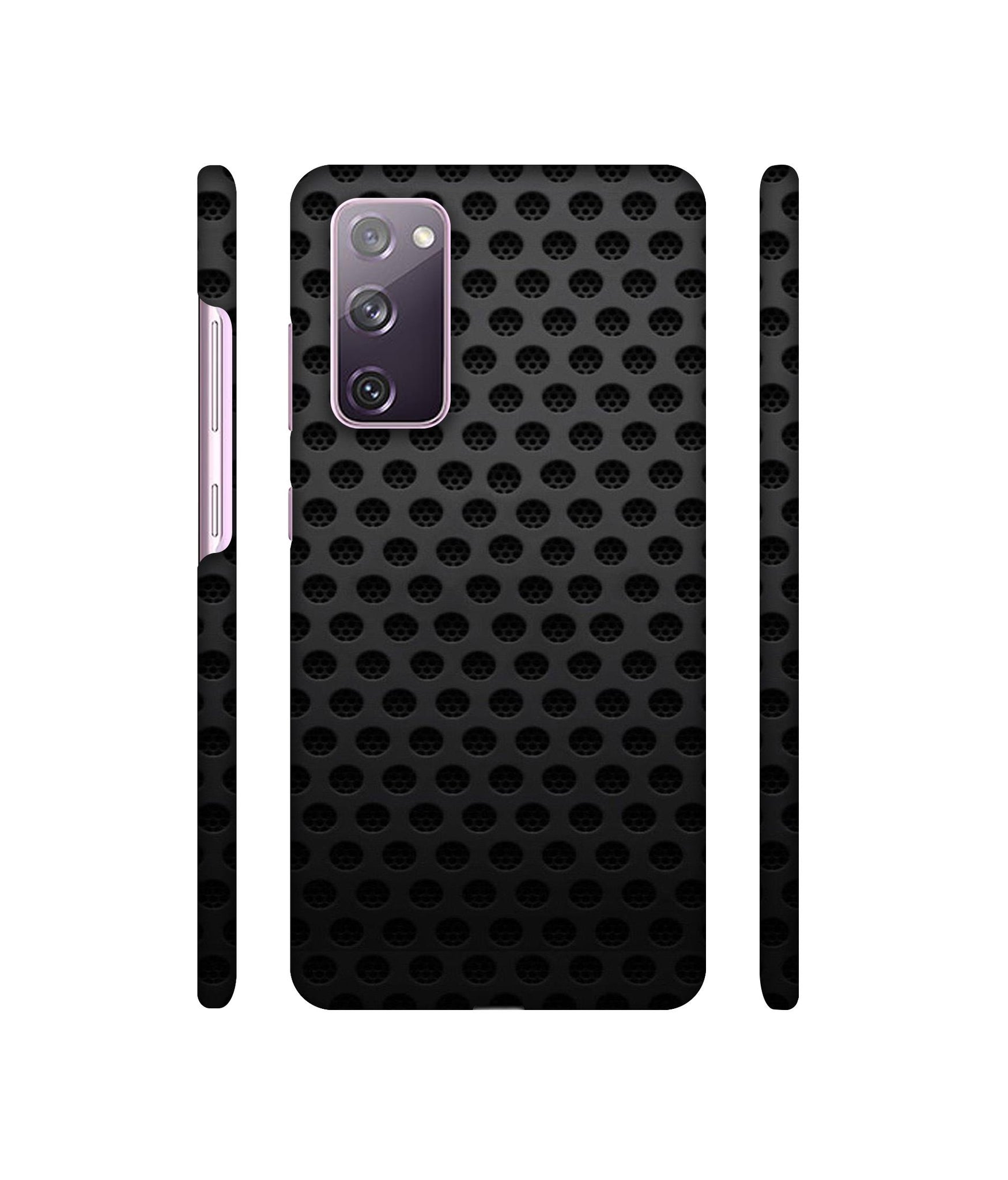 Black Circle Designer Hard Back Cover for Samsung Galaxy S20 FE 5G