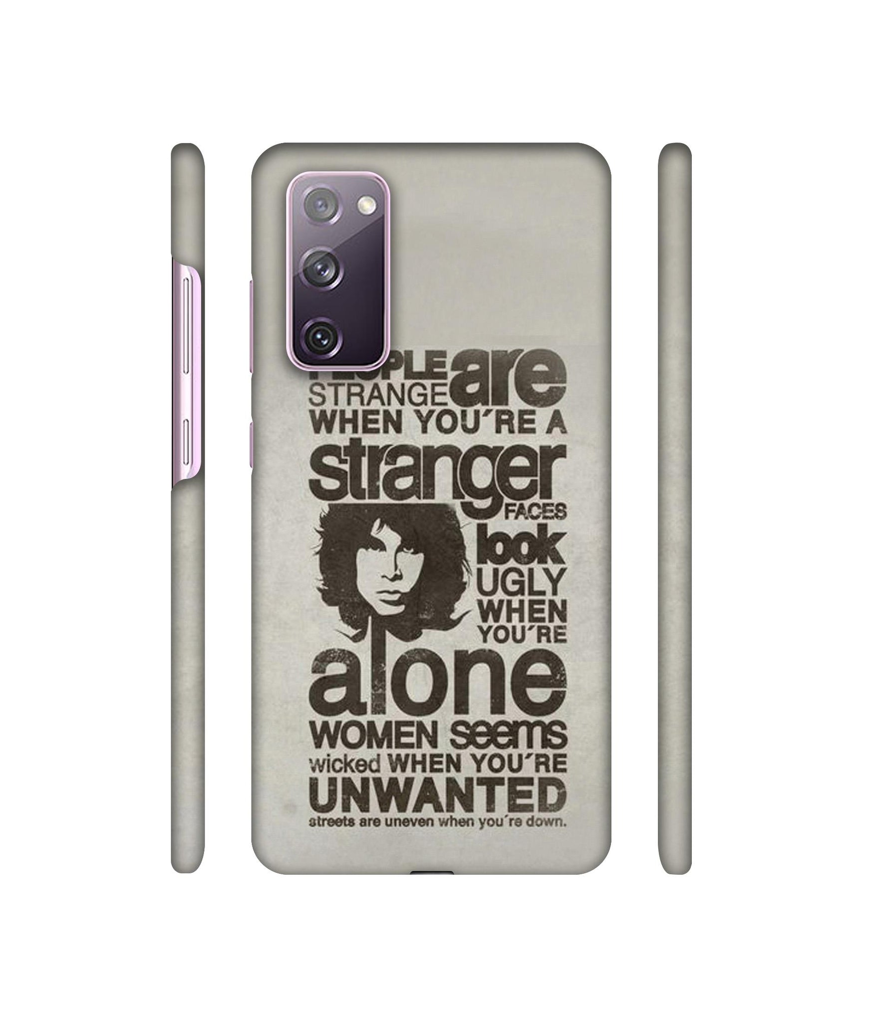 Quotes Pattern Designer Hard Back Cover for Samsung Galaxy S20 FE 5G