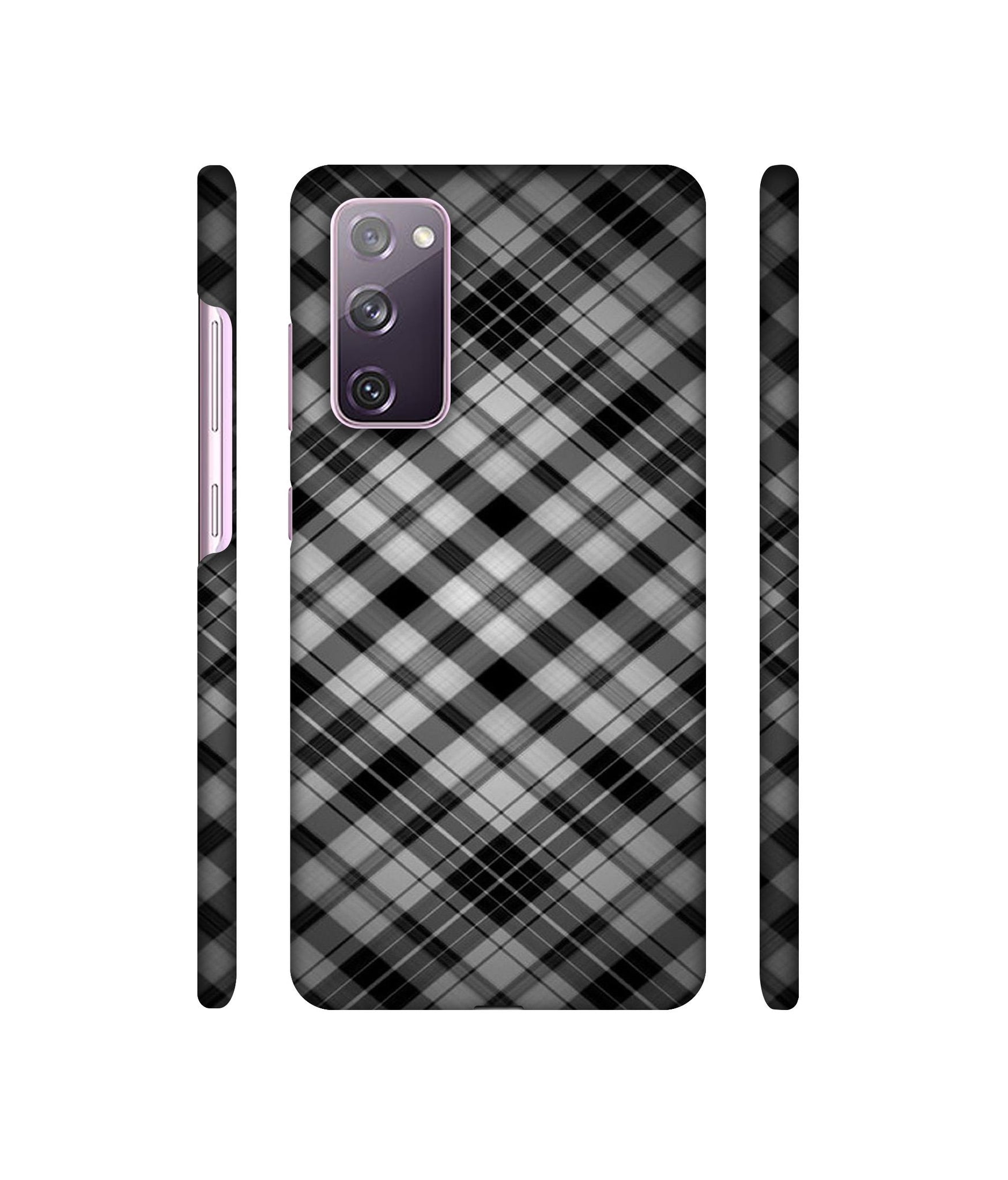 Black Stripes Pattern Designer Hard Back Cover for Samsung Galaxy S20 FE 5G
