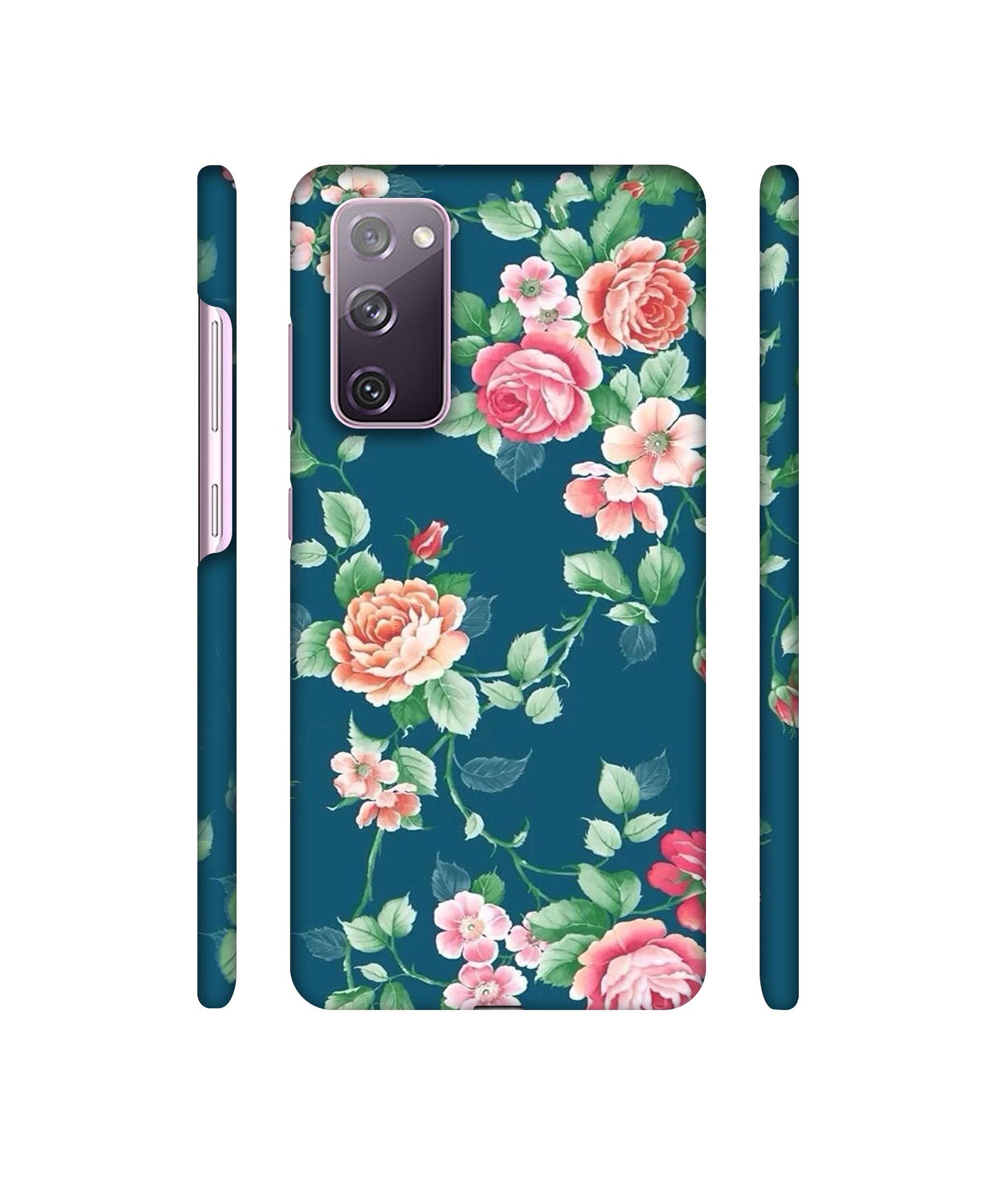 Vintage Floral Designer Hard Back Cover for Samsung Galaxy S20 FE 5G
