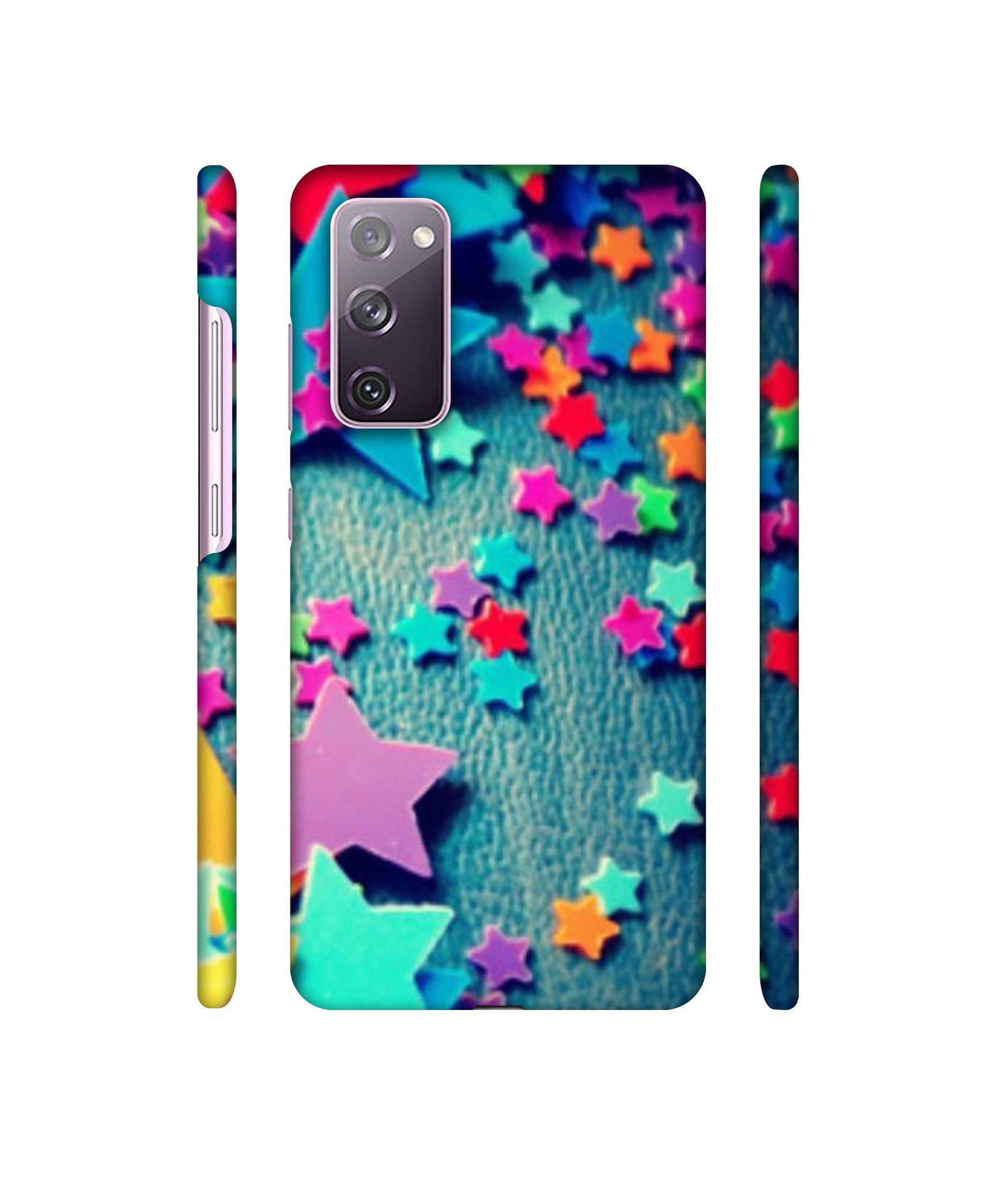 Colorful Stars Designer Hard Back Cover for Samsung Galaxy S20 FE 5G