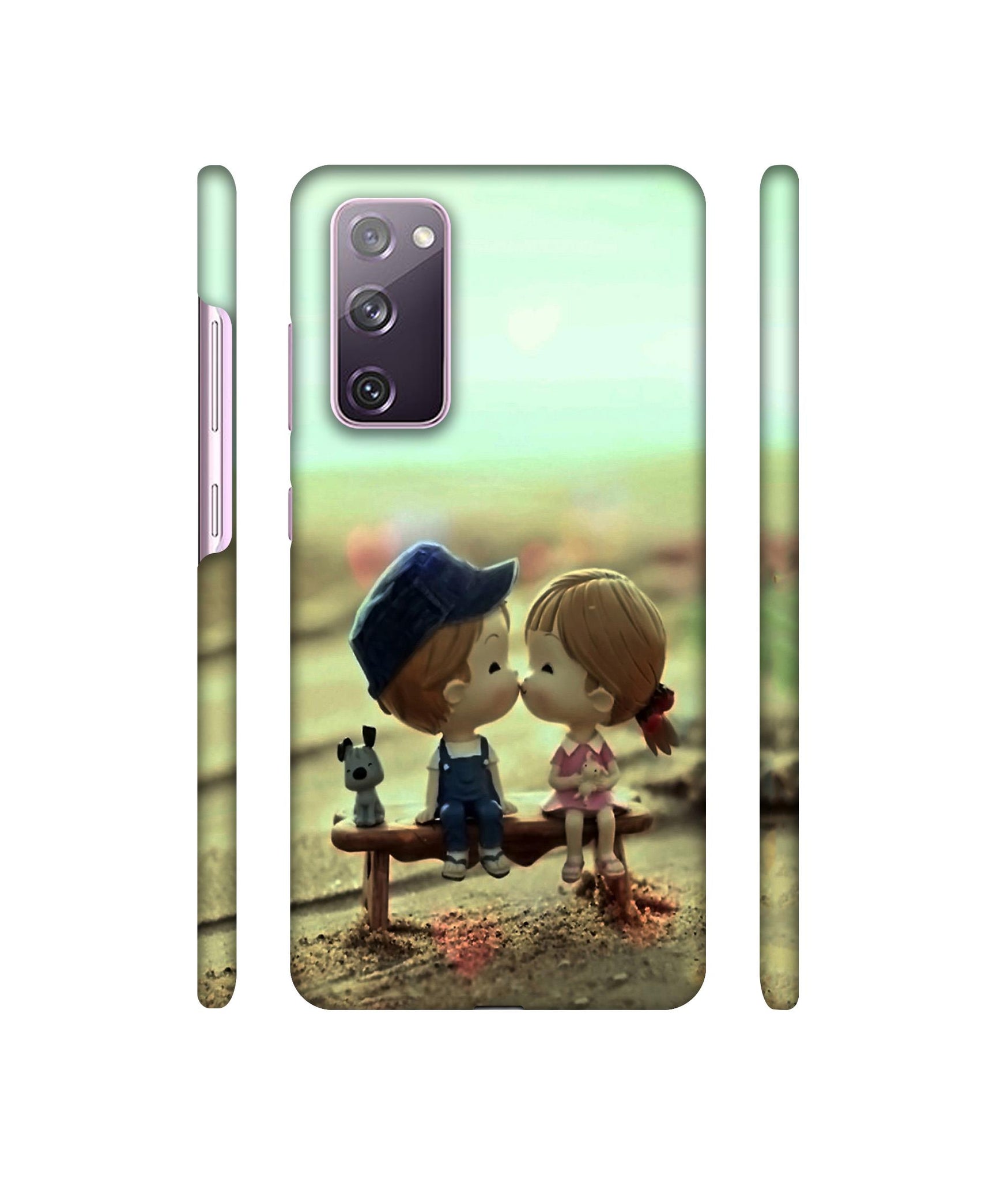 Love Couples Pattern Designer Hard Back Cover for Samsung Galaxy S20 FE 5G