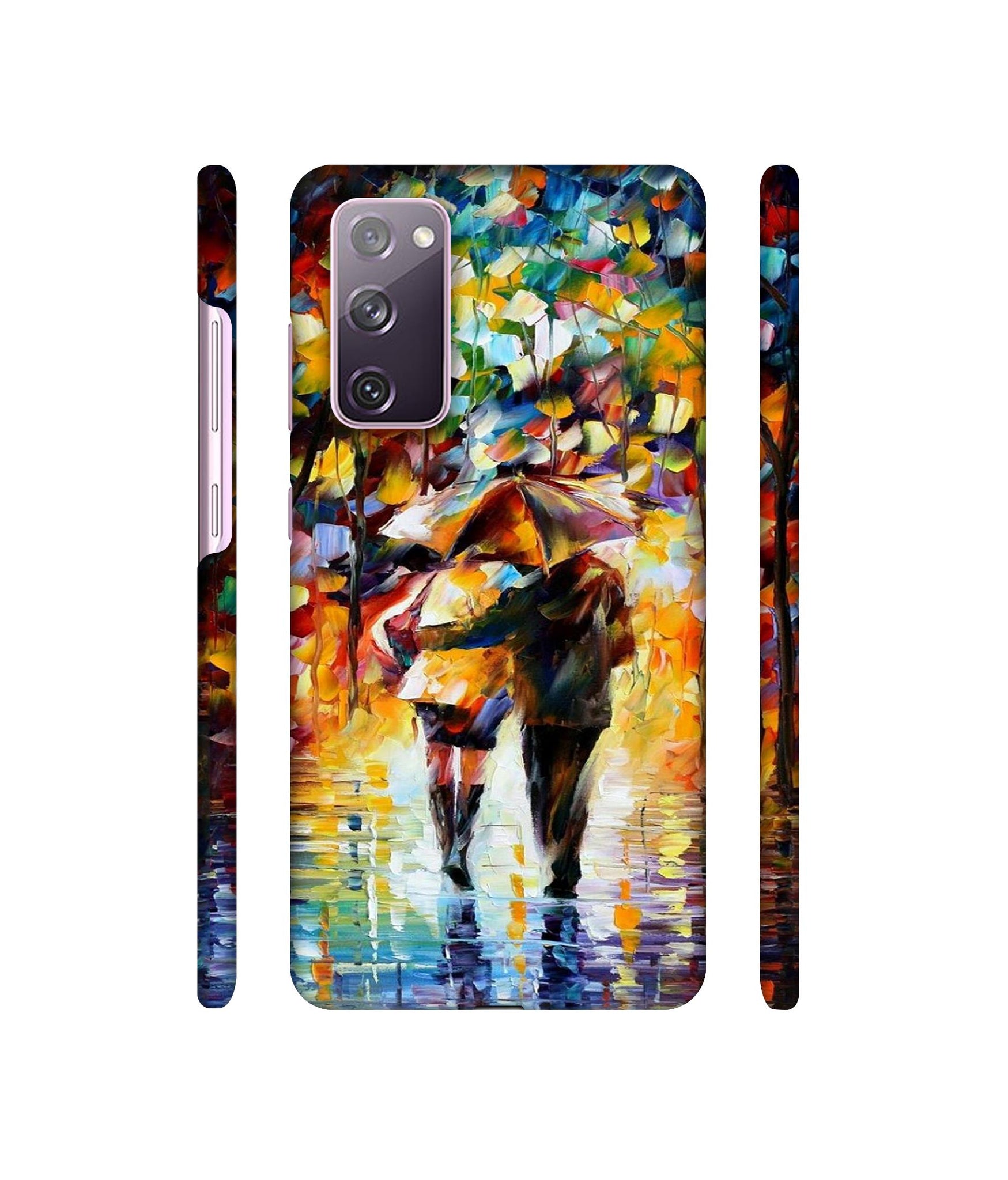 Paint Couple Pattern Designer Hard Back Cover for Samsung Galaxy S20 FE 5G