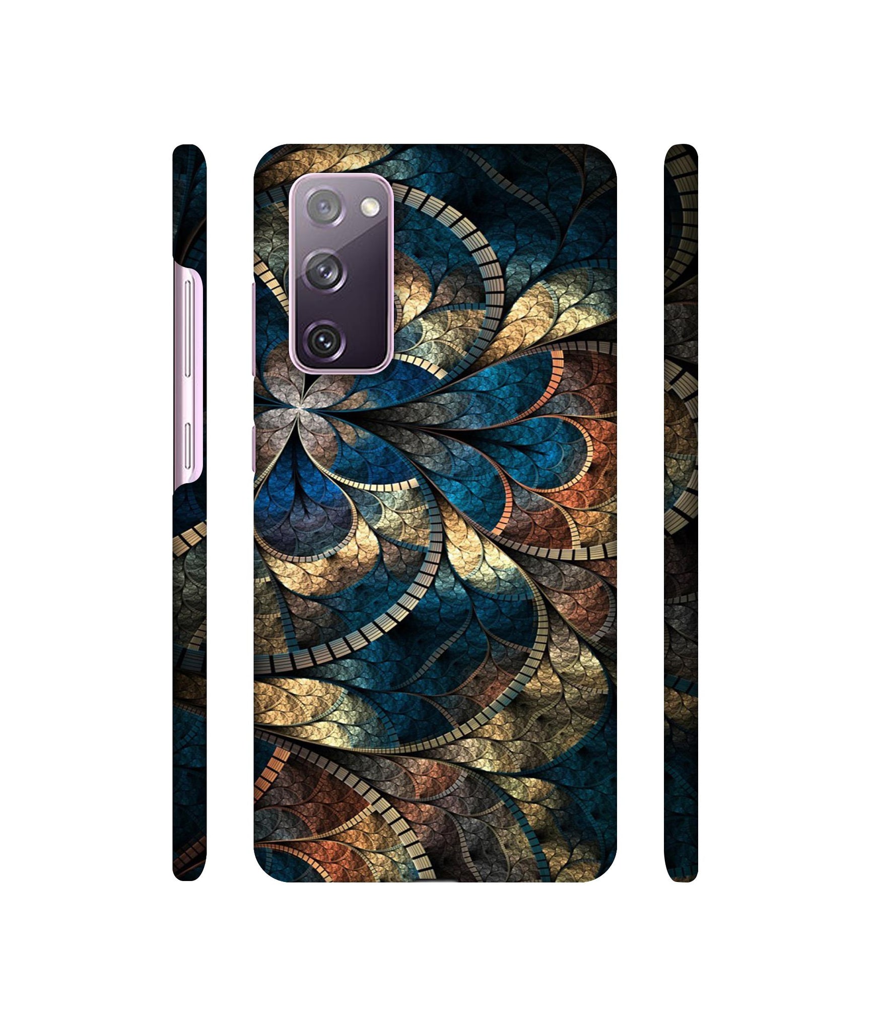 Fractional Pattern Designer Hard Back Cover for Samsung Galaxy S20 FE 5G